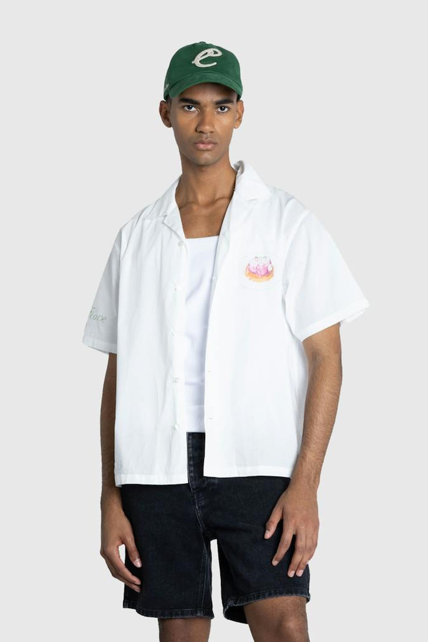 CAFÉ DE FLORE X HIGHSNOBIETY – DESSERT SHIRT WHITE 1