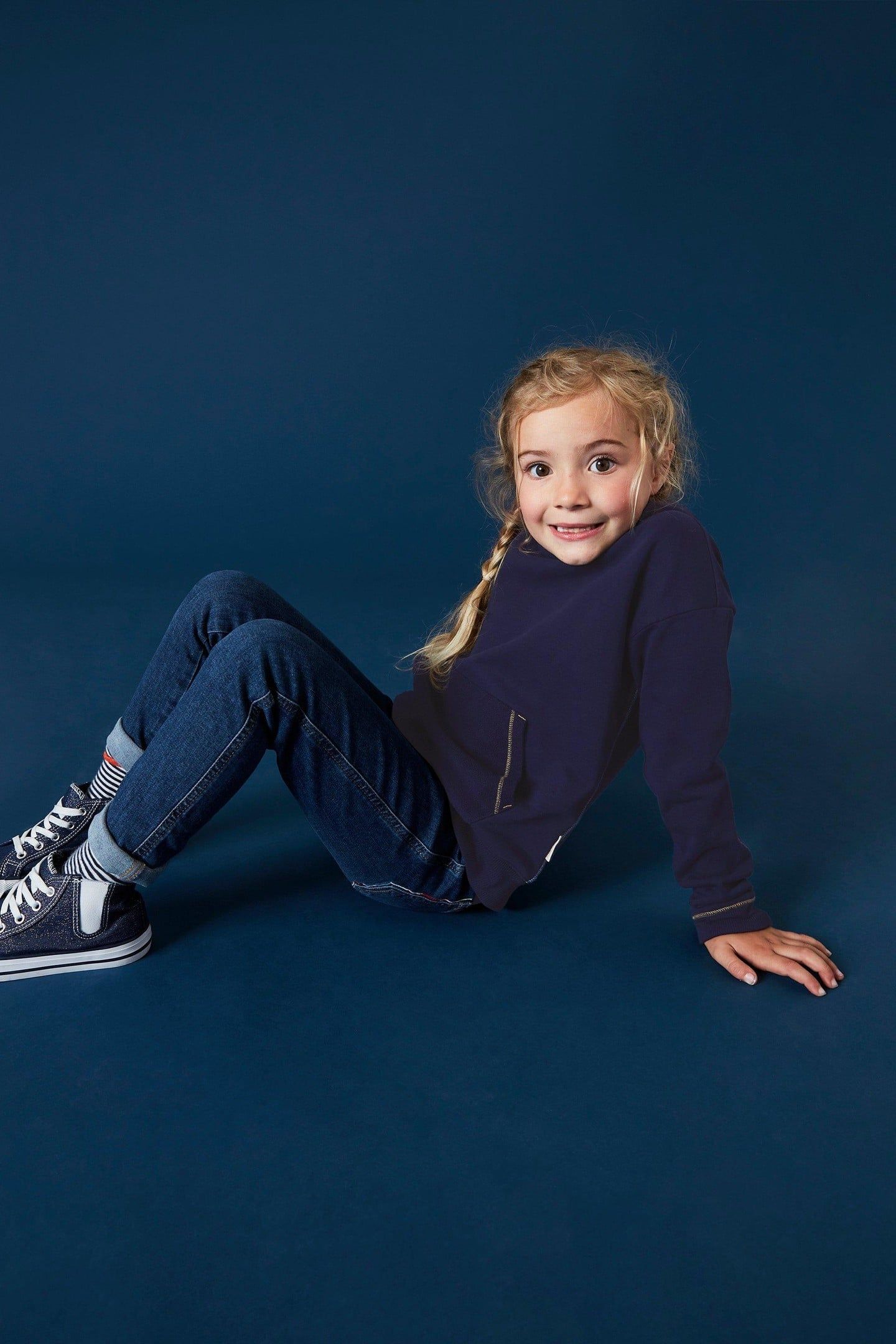 ASHER OVERHEAD SWEAT DARK NAVY 4