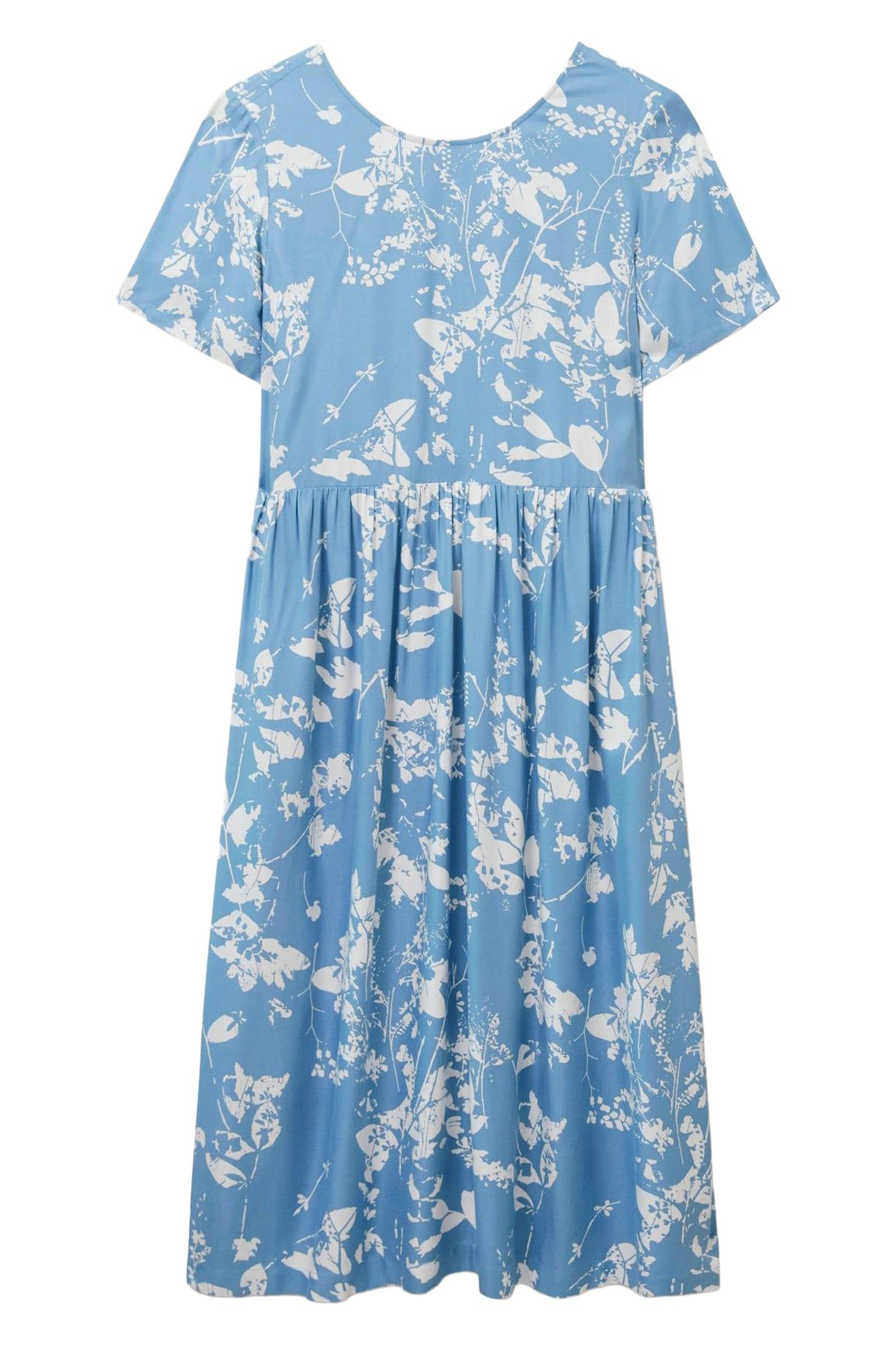 ELISA ECO VERO MIDI DRESS BLUE MULTI 3
