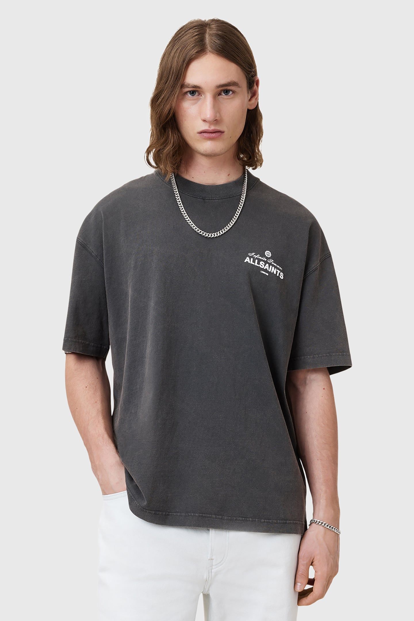 SOLEIL SS CREW WASHED BLACK 1