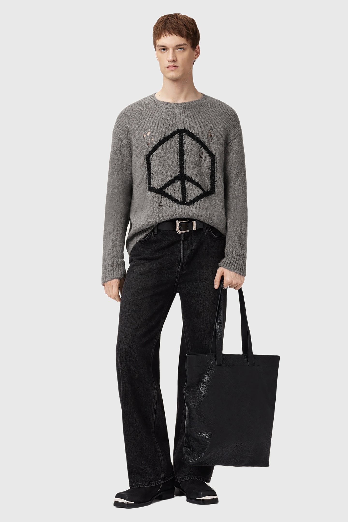 MESSAGE CREW GUNMETAL GREY 3