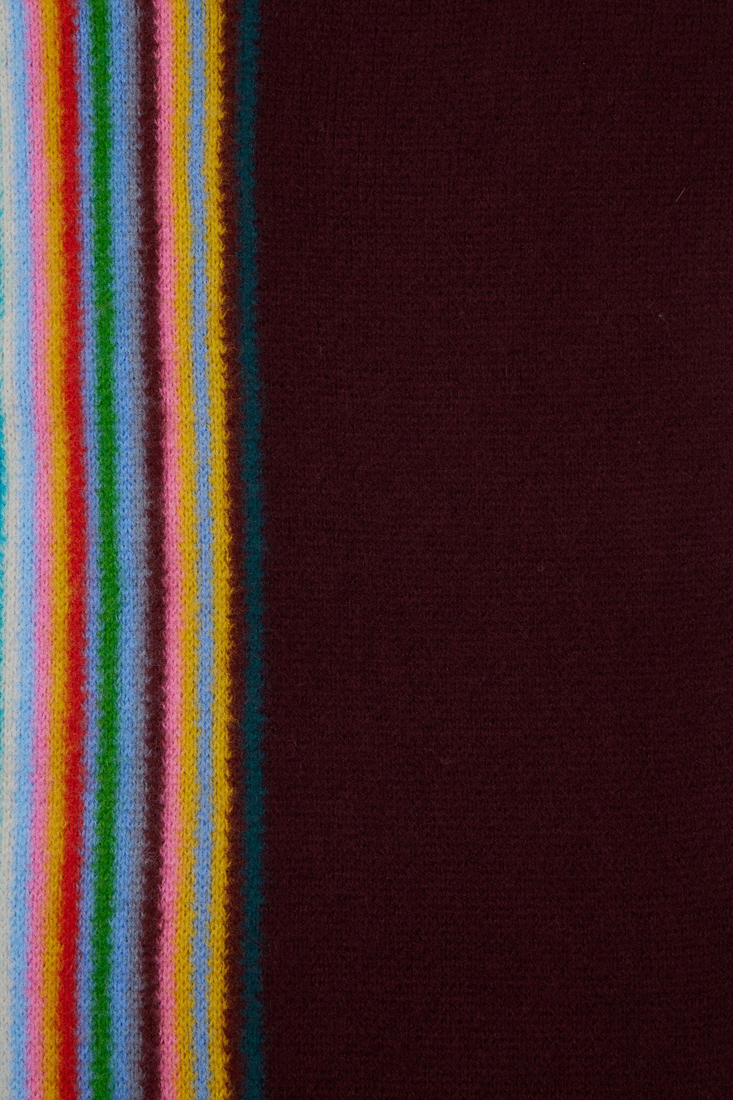 SCARF MULTI EDGE REVERSIBLE BURGUNDY/ BORDE 3