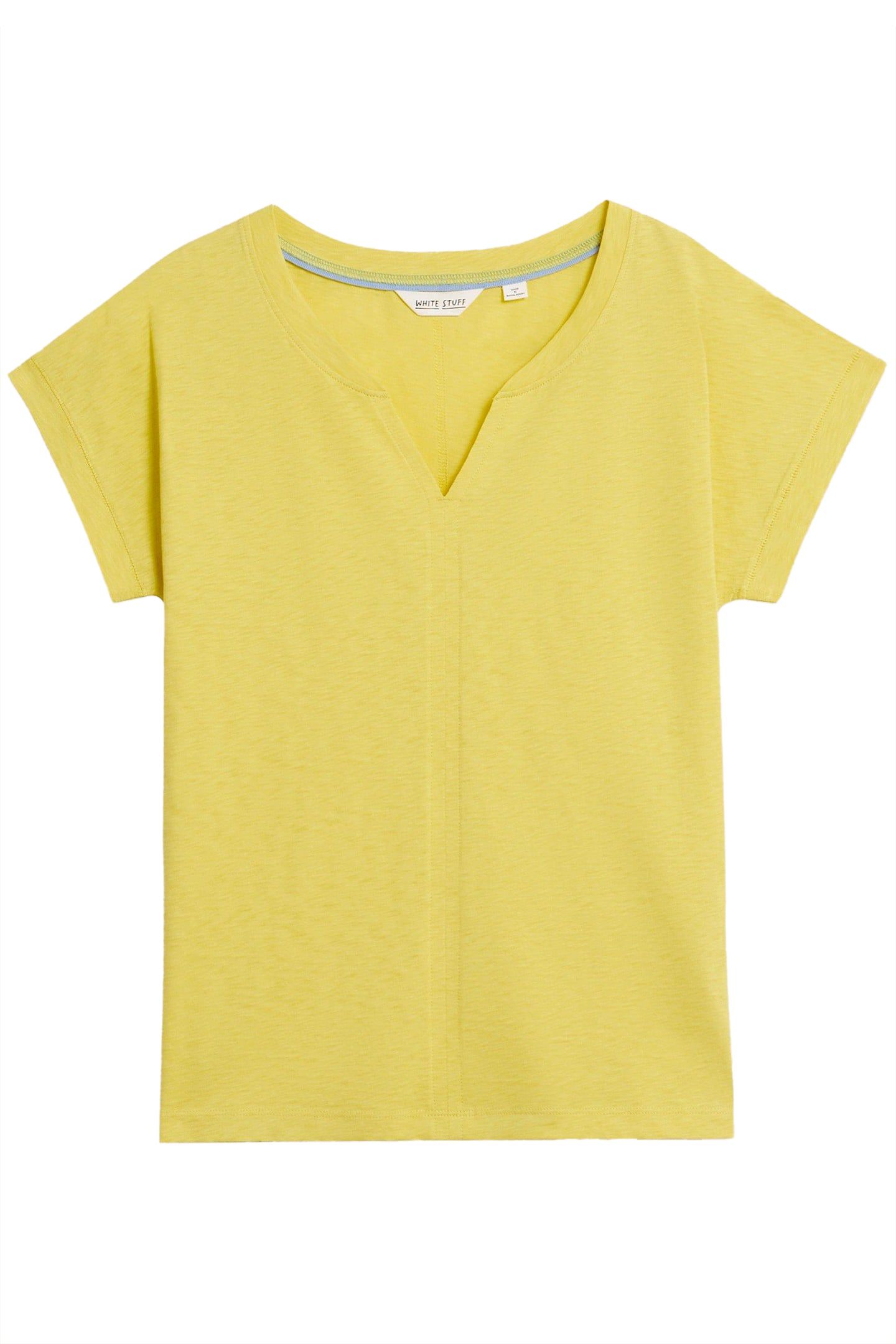 NELLY NOTCH NECK TEE LIGHT PINK 3