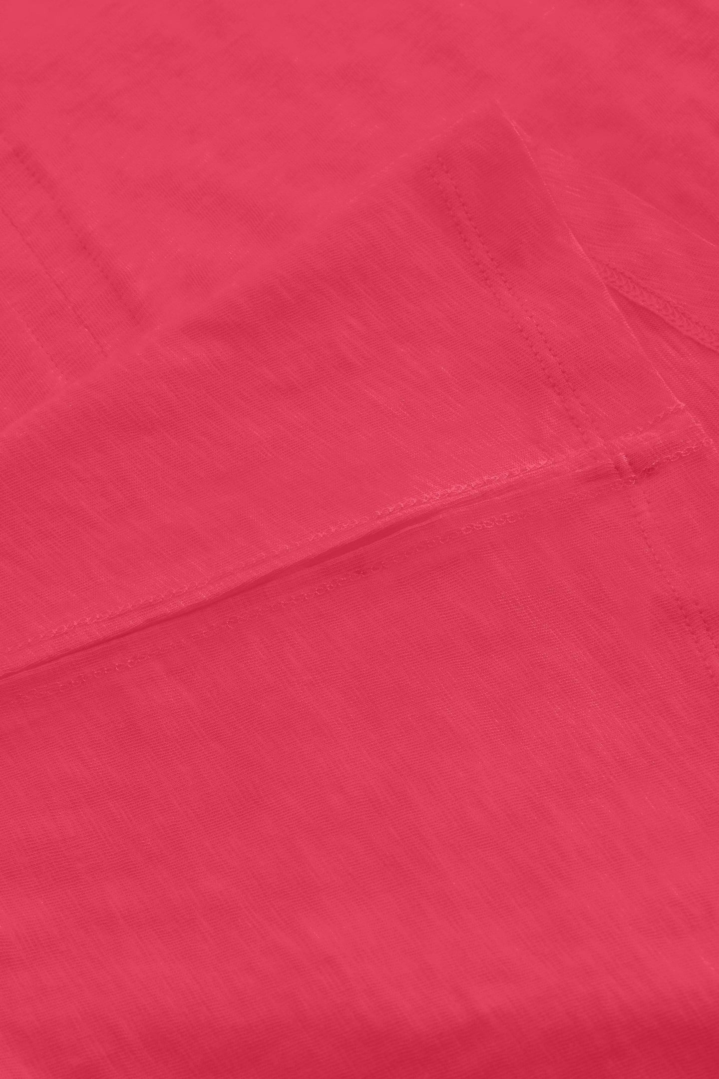 NELLY NOTCH NECK TEE BRIGHT PINK 4