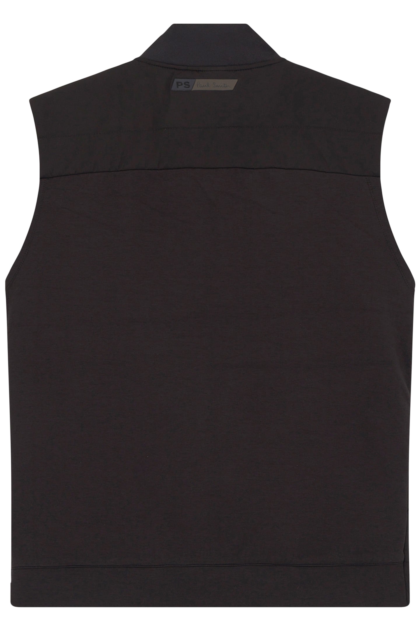 MIXED MEDIA GILET BLACK 2