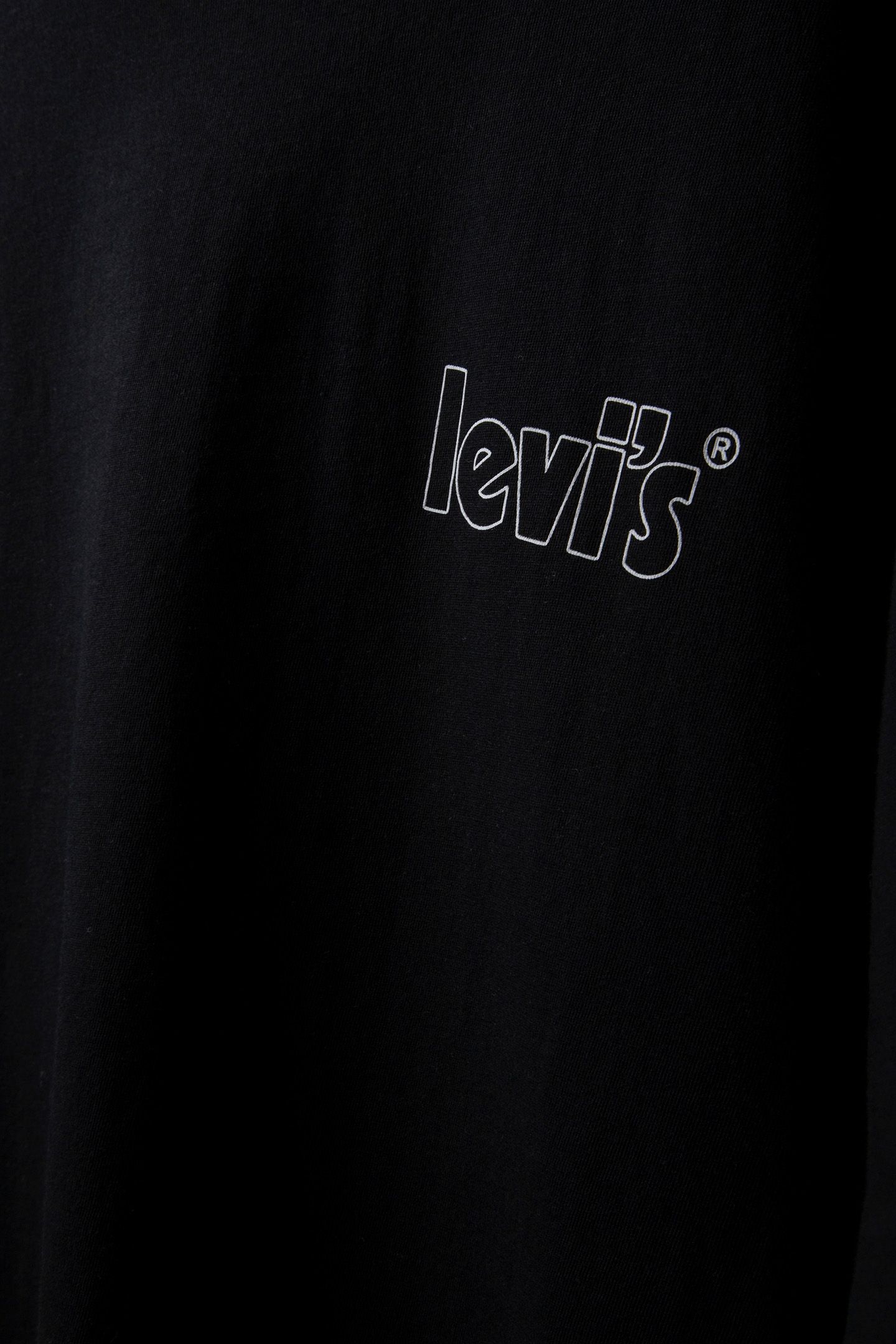 GRAPHIC CREWNECK TEE POSTER LOGO BLACK 5