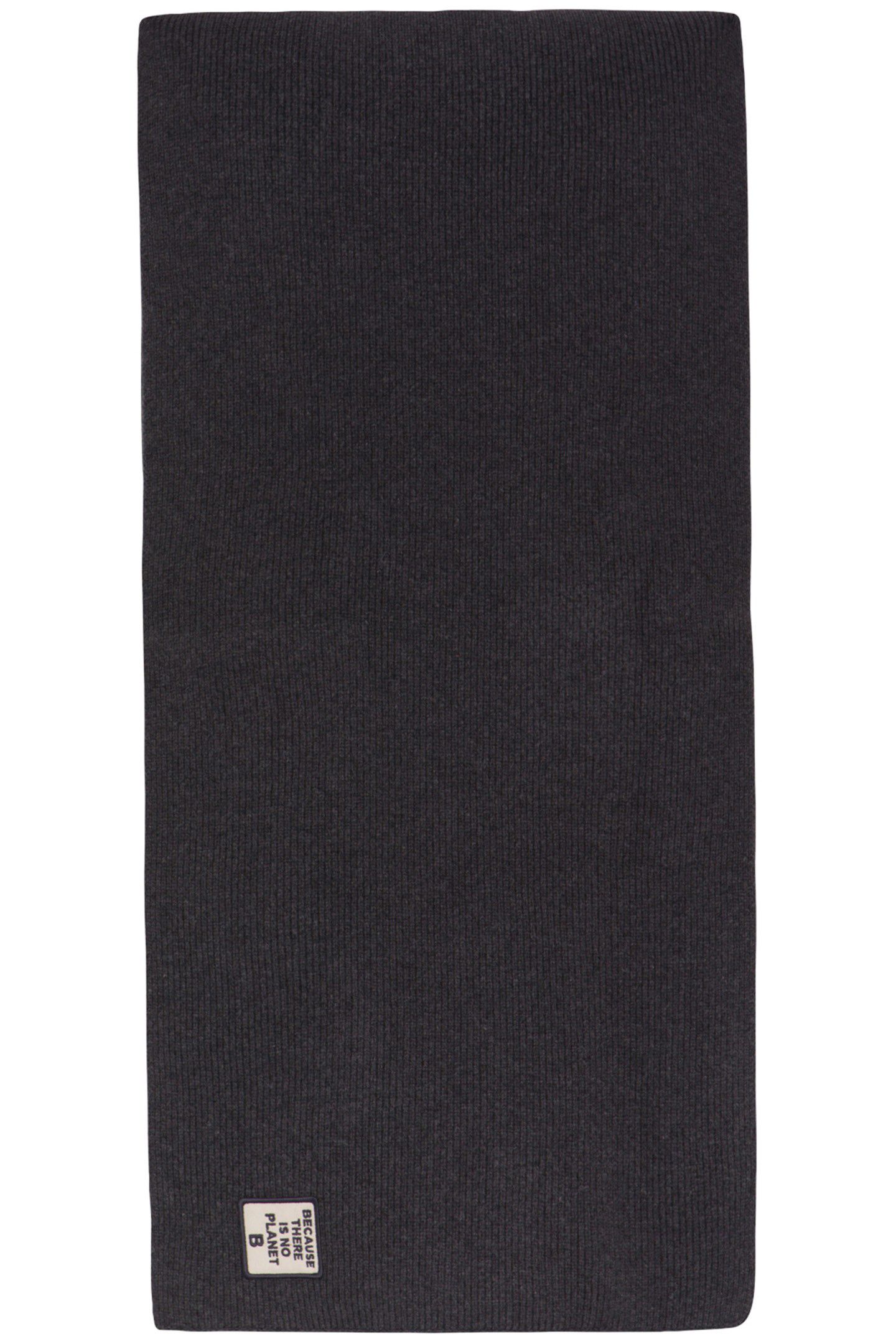 UNISEX PATCHALF BECAUSE SCARF DARK GREY MELANGE 2