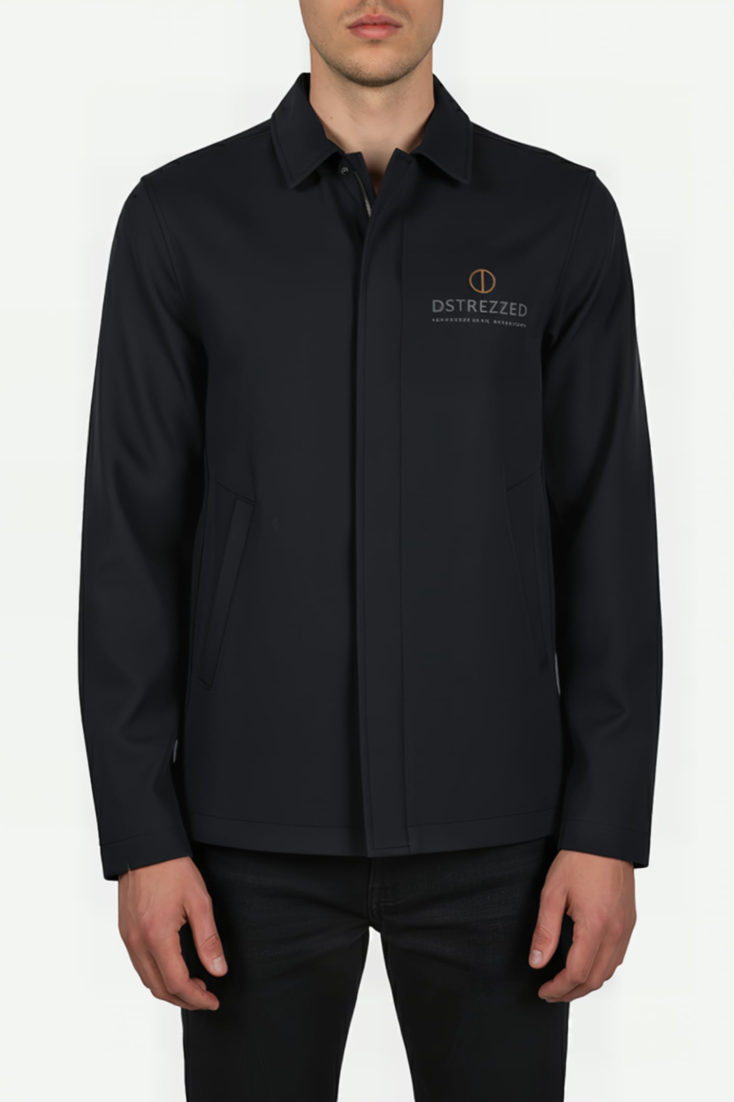 DS_RYAN LOGO JACKET BLACK 1