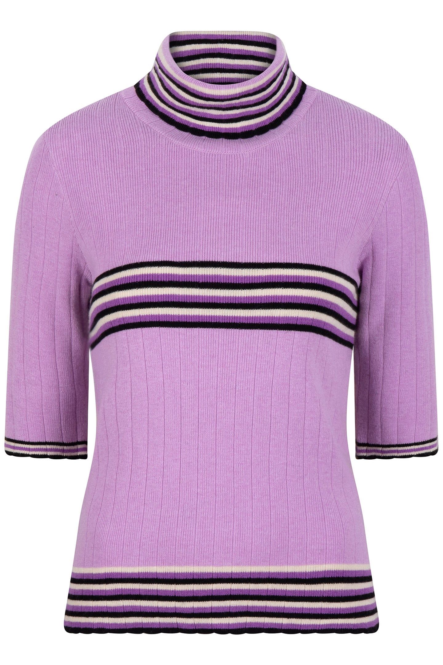 TOP COL SCALLOPED EDGES LILAC 3