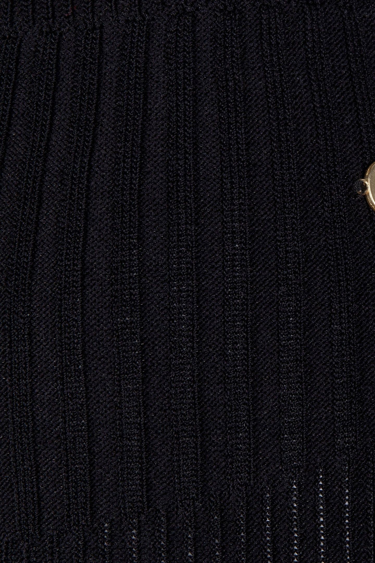 SKIRT KNITTED MIXED RIB BLACK 7