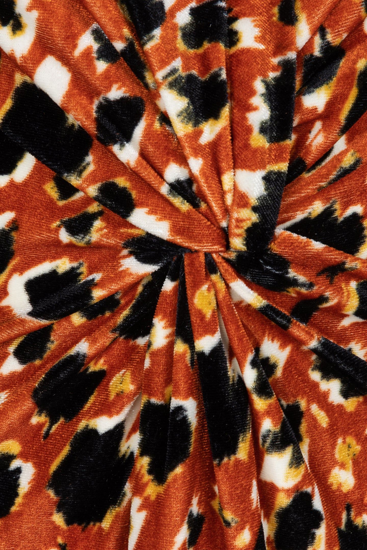 DRESS WRAP LEOPARD SKINS VELOURS PRINT 5