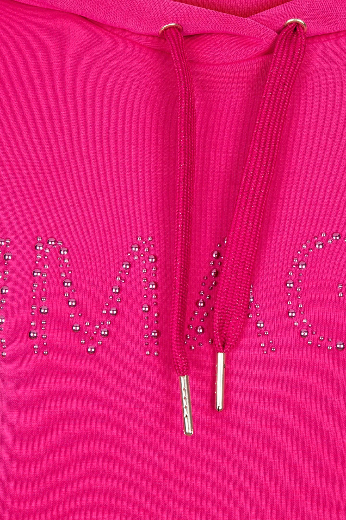 SWEATER HOODIE MODAL CERISE PINK 7