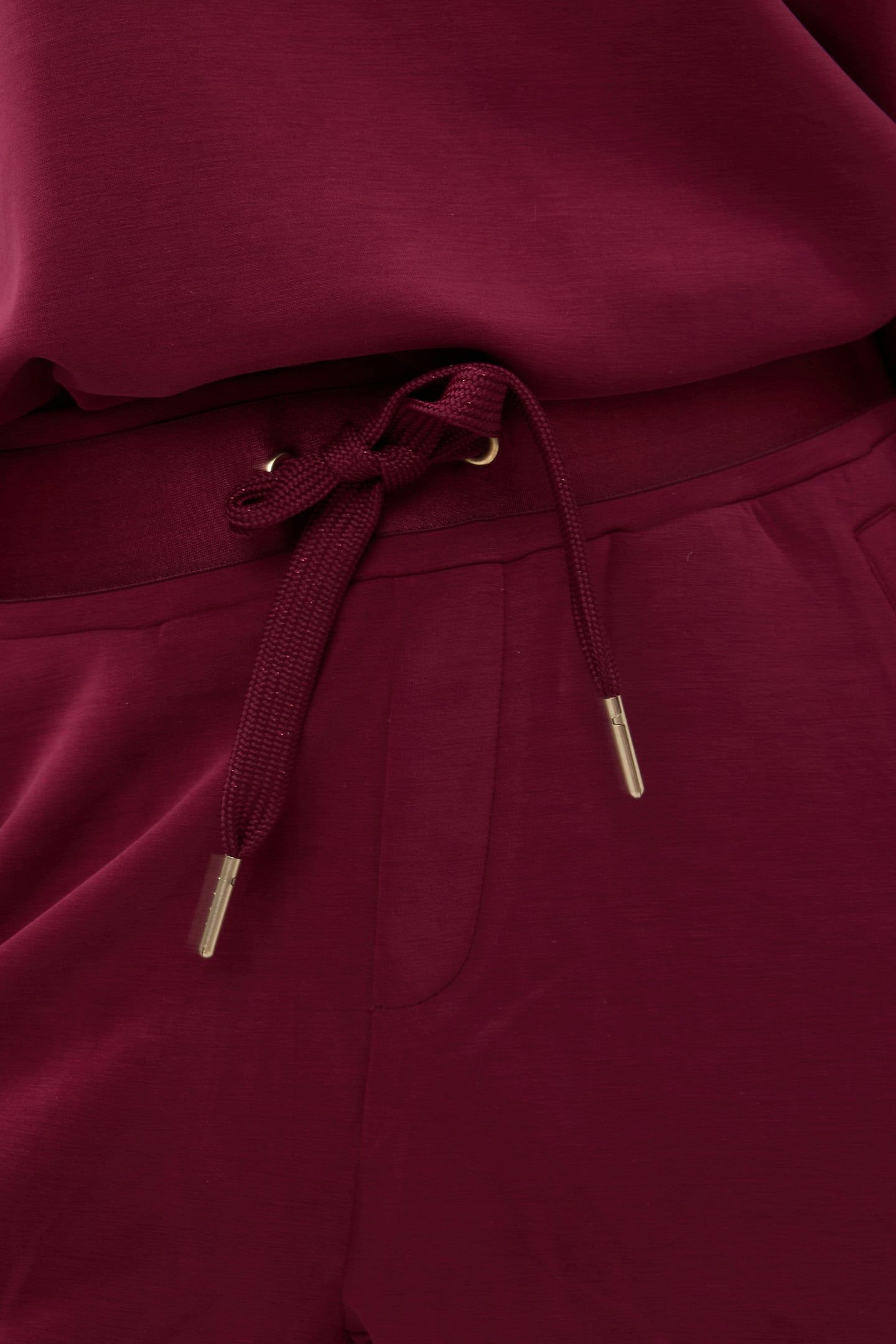 TROUSER CARGO SATIN MODAL WINE RED 8