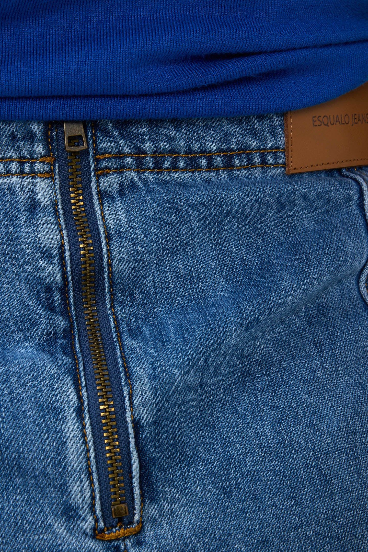 SKIRT DENIM BUTTONS JEANS BLUE 8