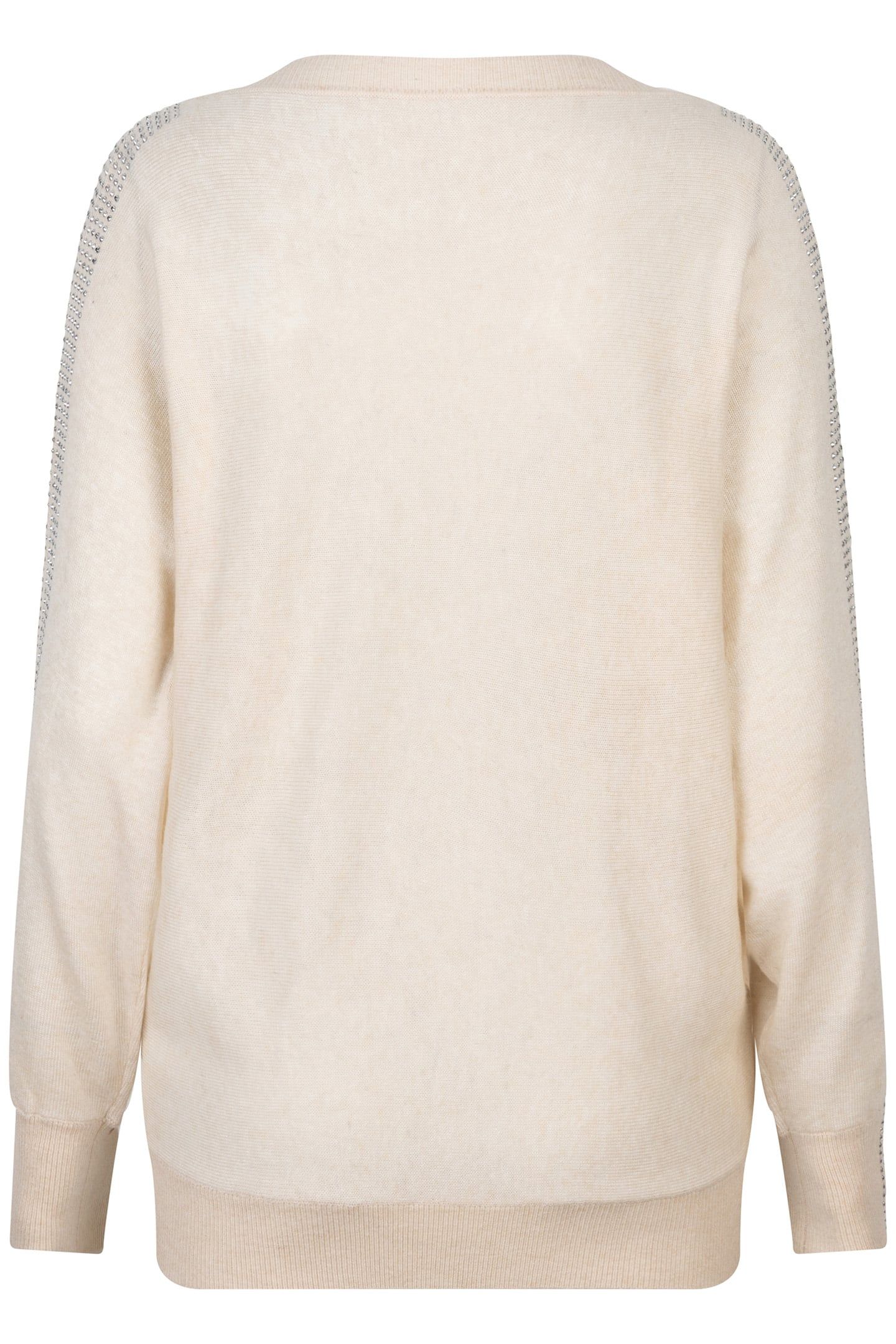 SWEATER SLEEVE STUDS BEIGE 5