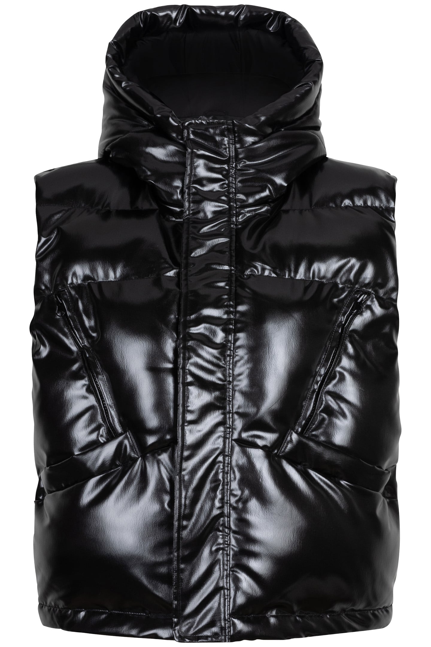 BODYWARMER SHORT BLACK 4