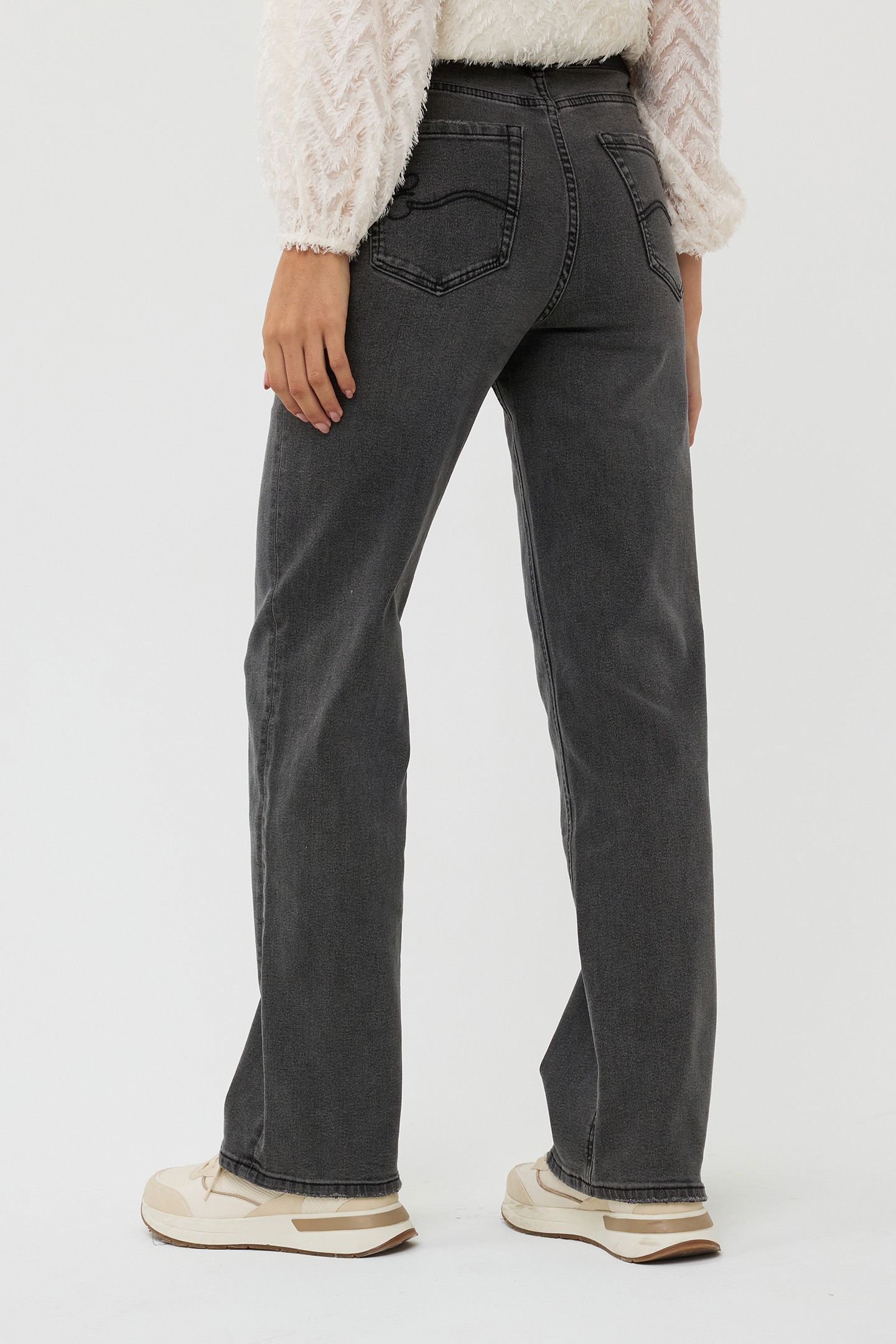 TROUSERS JEANS EMBELLISHMENT BLACK 3