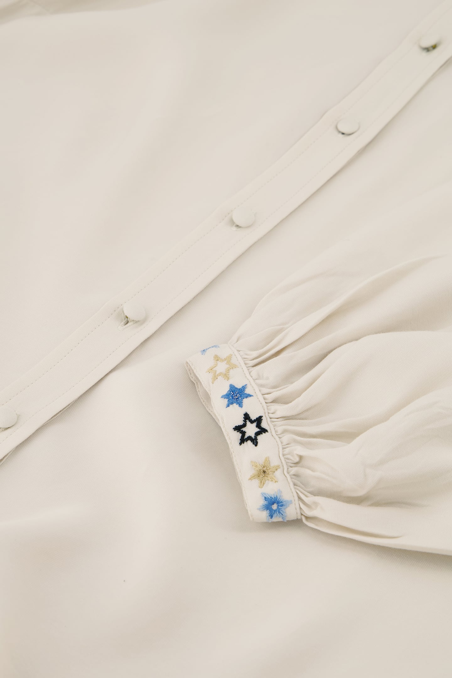 HARRY BLOUSE WARM WHITE/BLUE 5