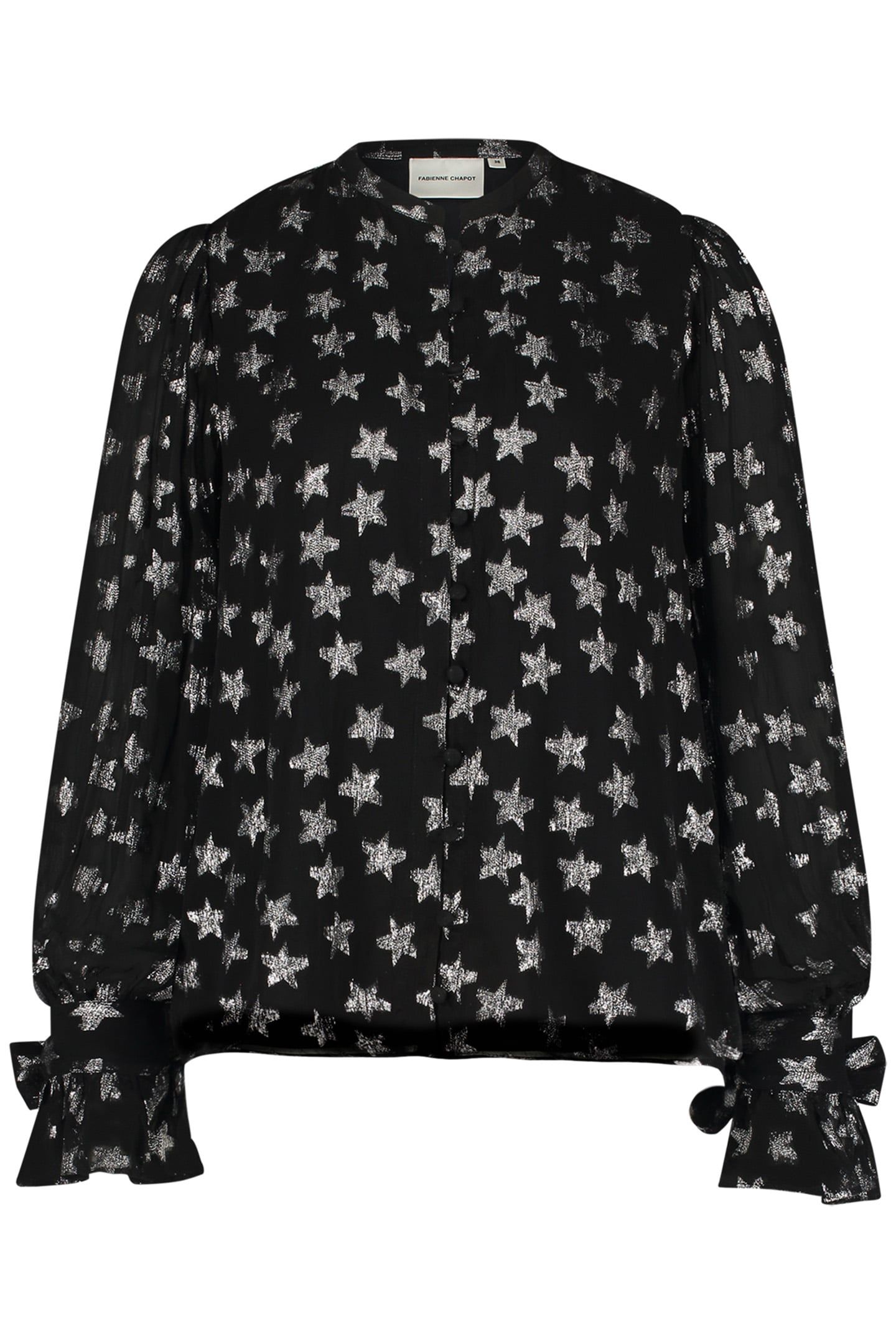 KYLIE BLOUSE BLACK/SILVER 3