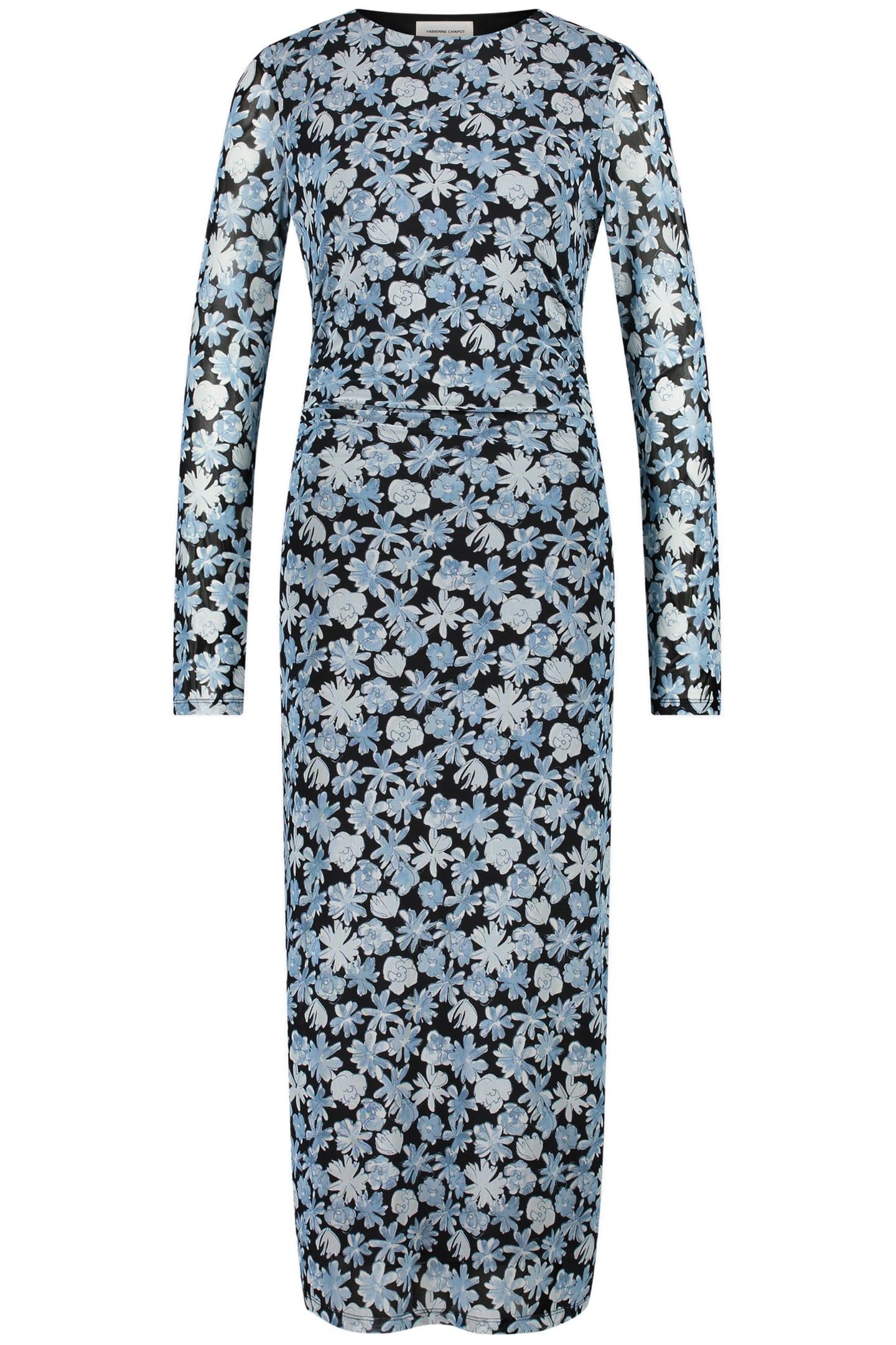ZILA DRESS BLACK/BRIGHT BLUE 3