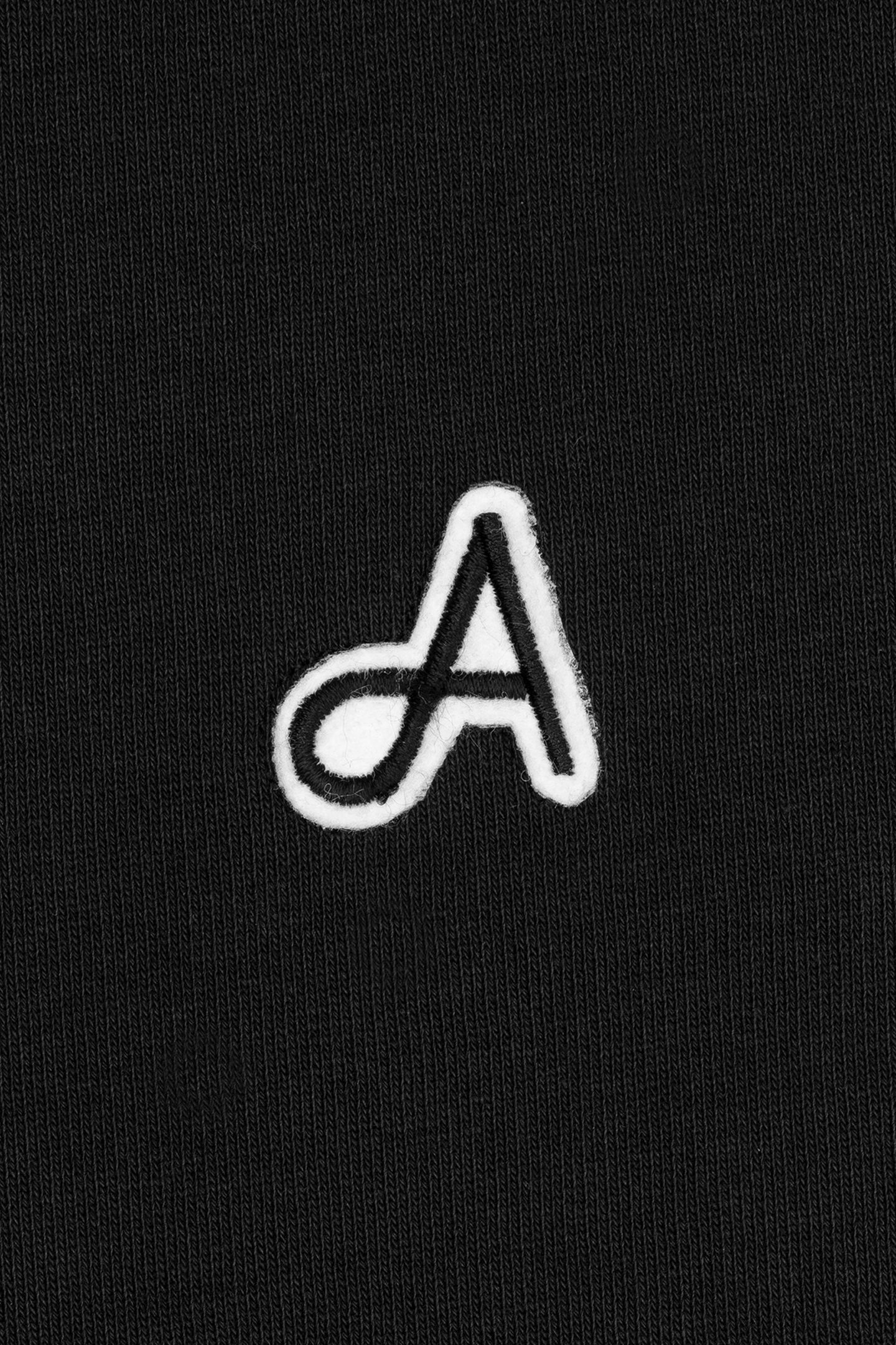 SWEATSHIRT ADAM PATCH JET BLACK 3
