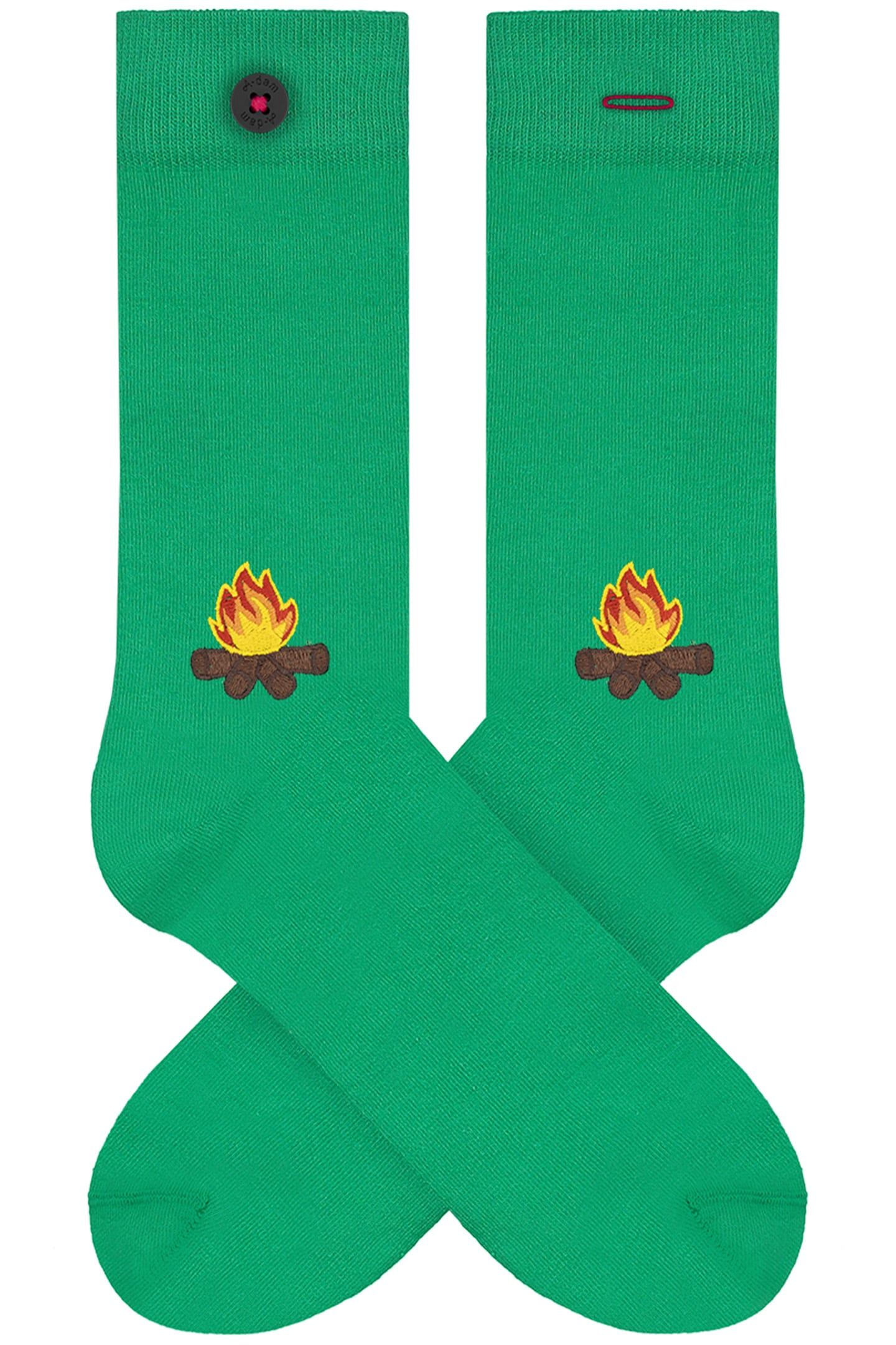 UNISEX A-DAM 4-PACK CASUAL SOCKS MULTICOLOR 3