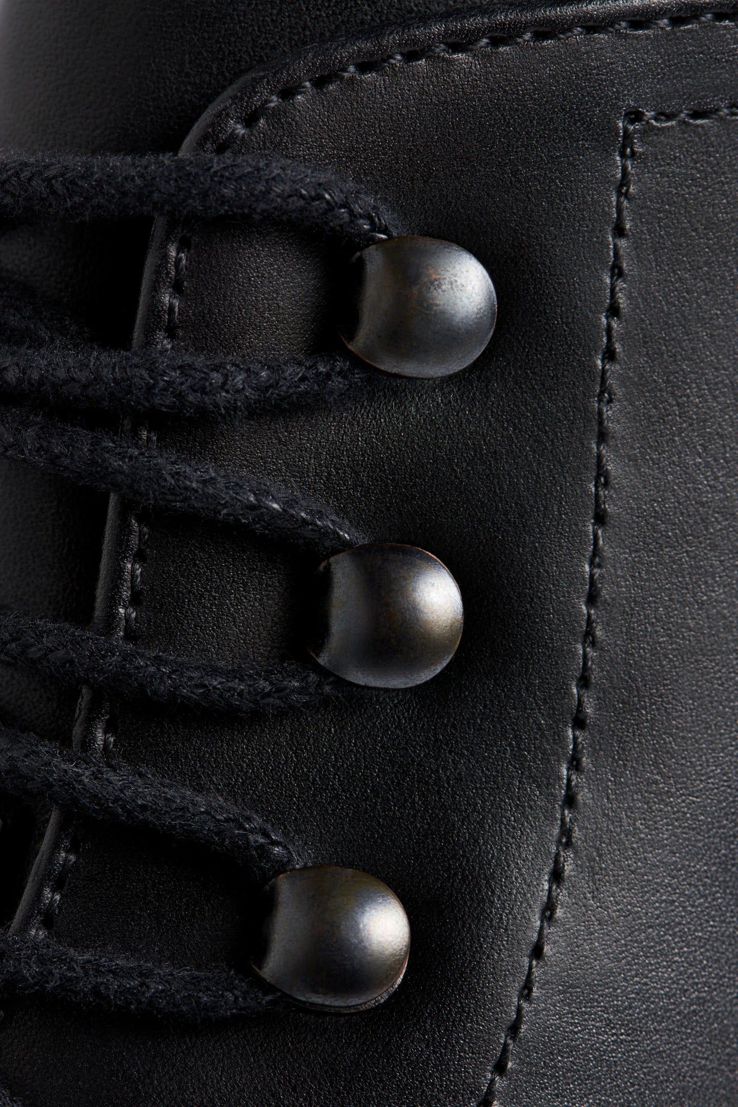 LEATHER-BOOT-BLACK BLACK 6
