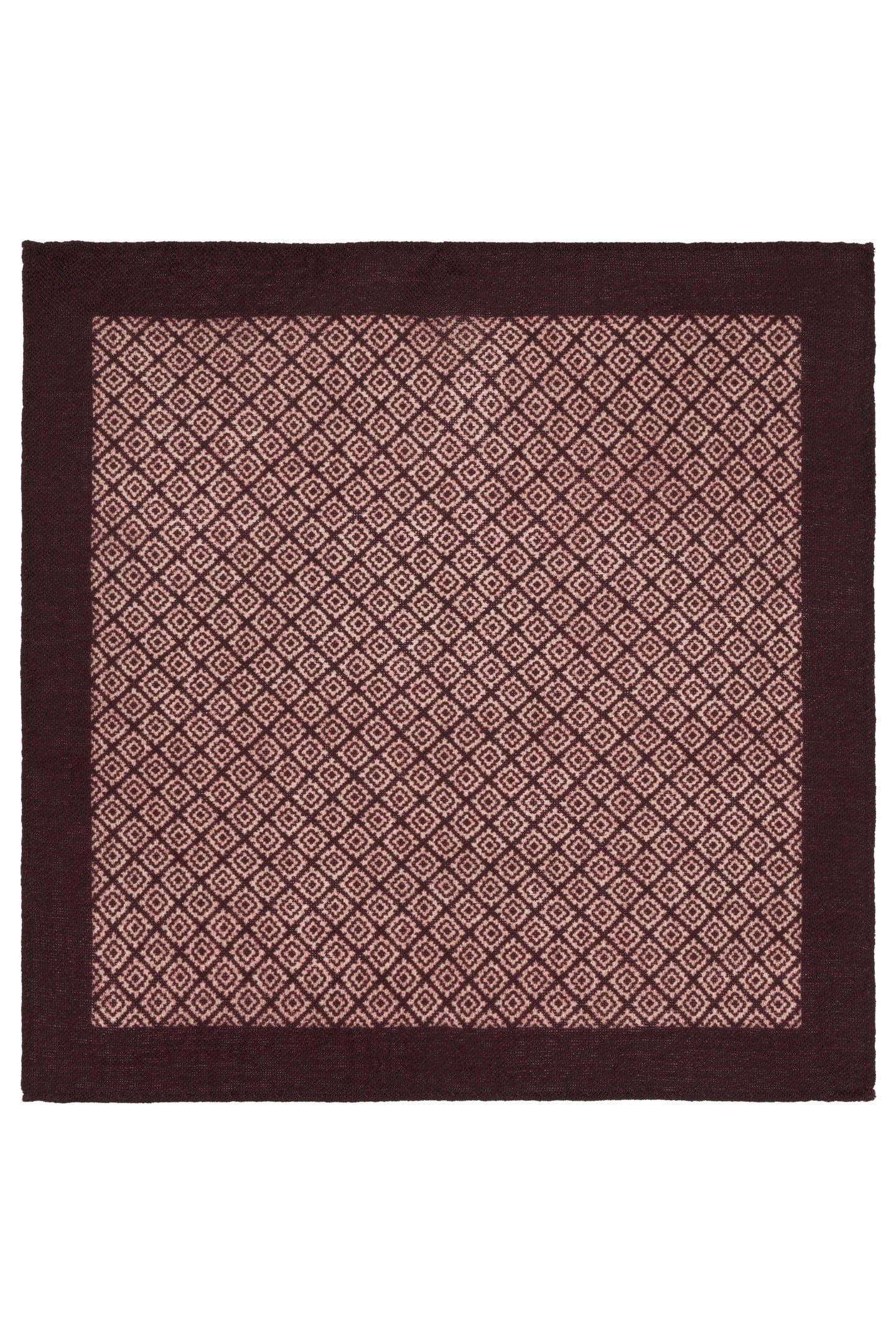 POCHET-BURGUNDY-GEOMETRIC BURGUNDY 2