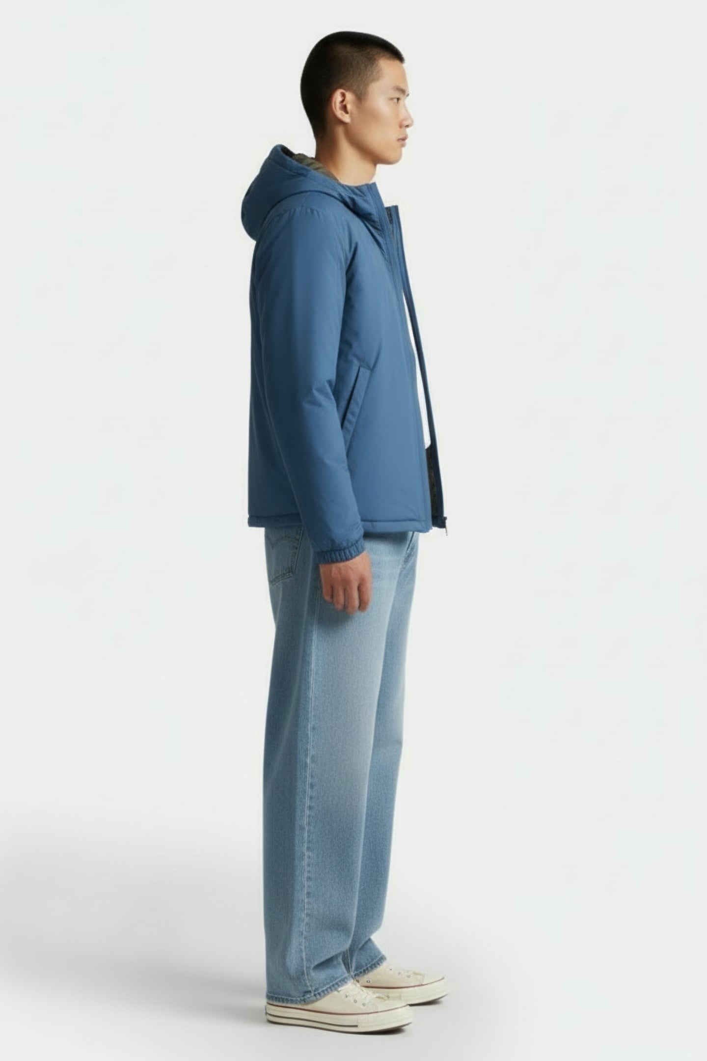 MAT DOWN JACKET DARK DENIM 3