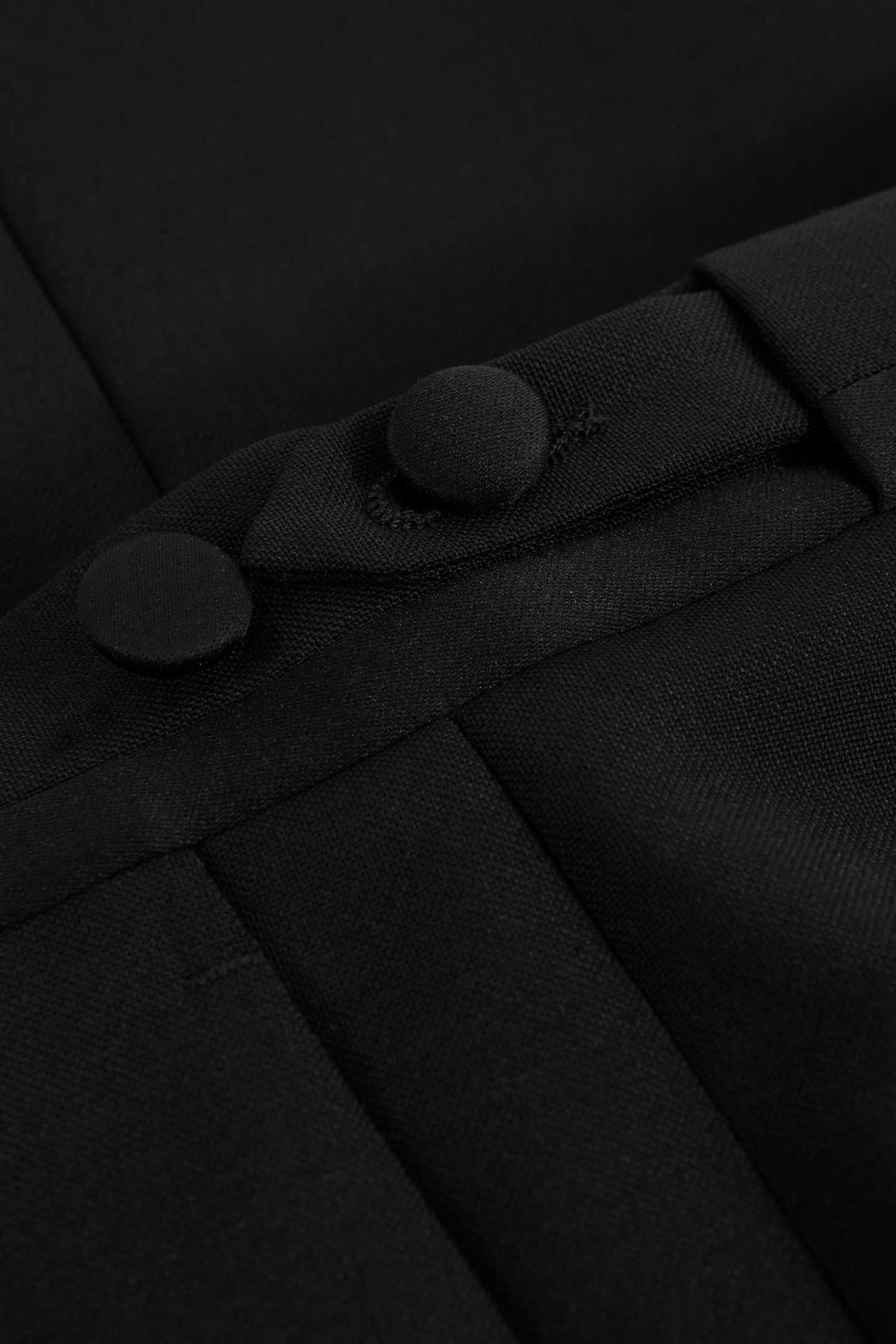 SUPER 150S TUX TROUSER BLACK 8