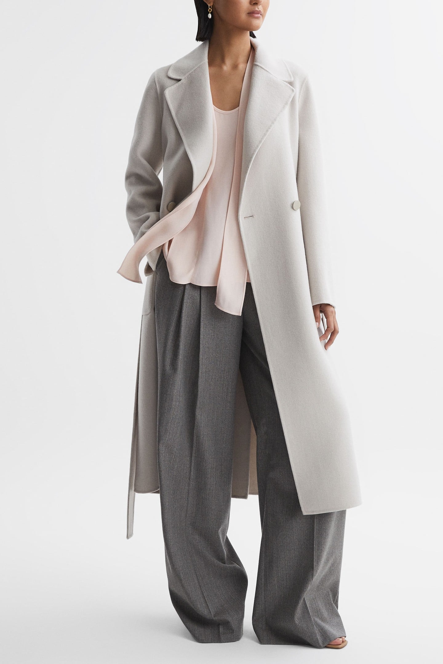 TIE NECK SHELL NUDE 2