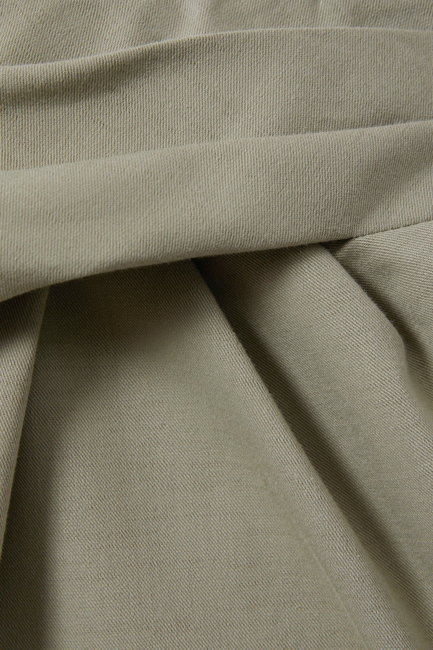 WRAP MIDI SKIRT KHAKI 6