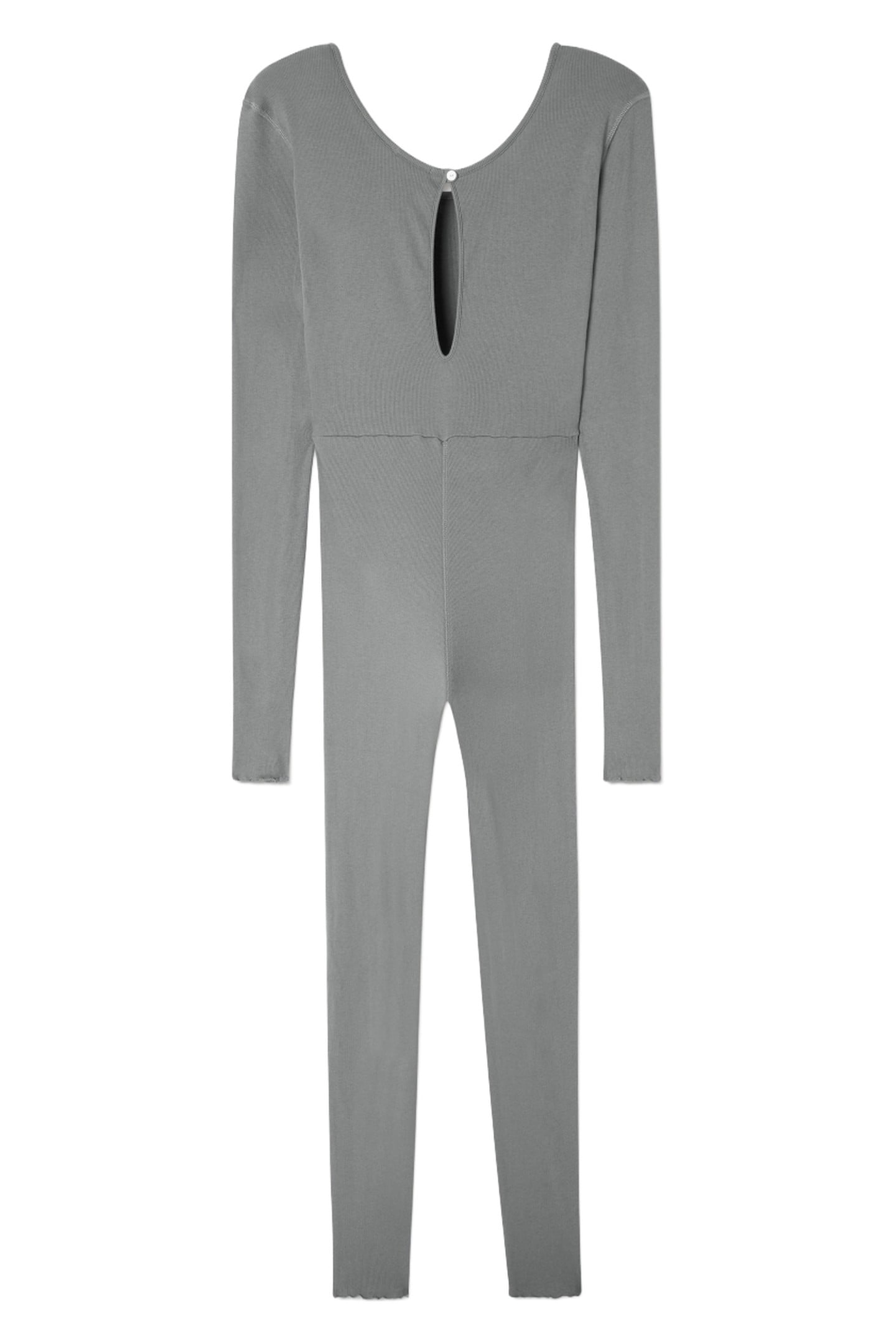 MID-LENGTH BOAT NECK PANTS JUMPSUIT FOGGY 5