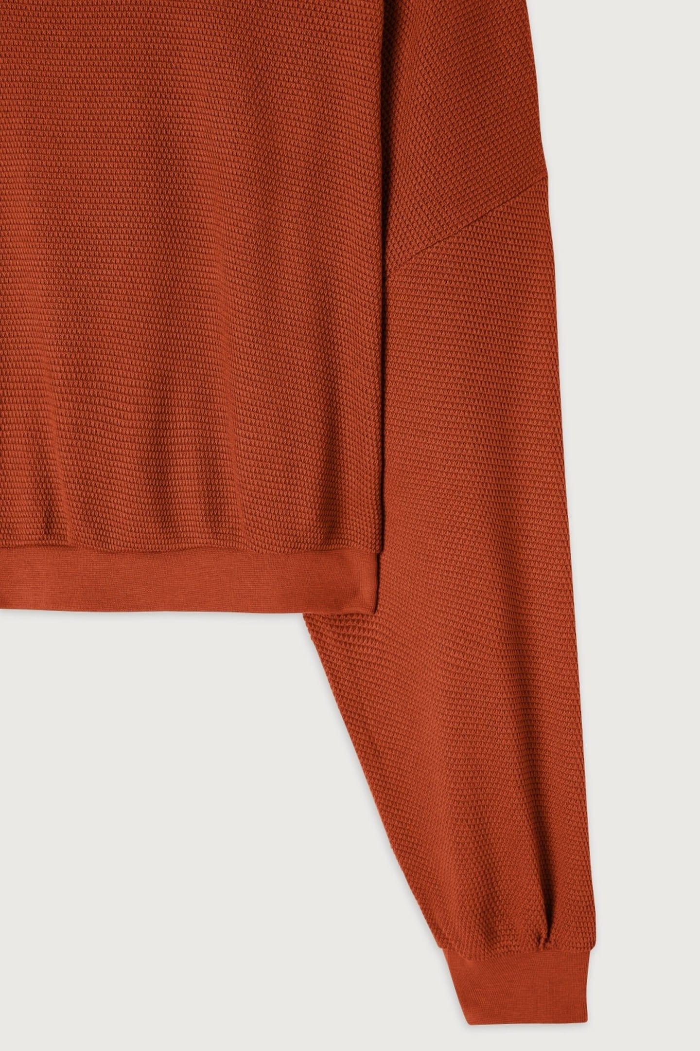 LONG-SLEEVED CREW NECK SWEATSHIRT FOGGY 4
