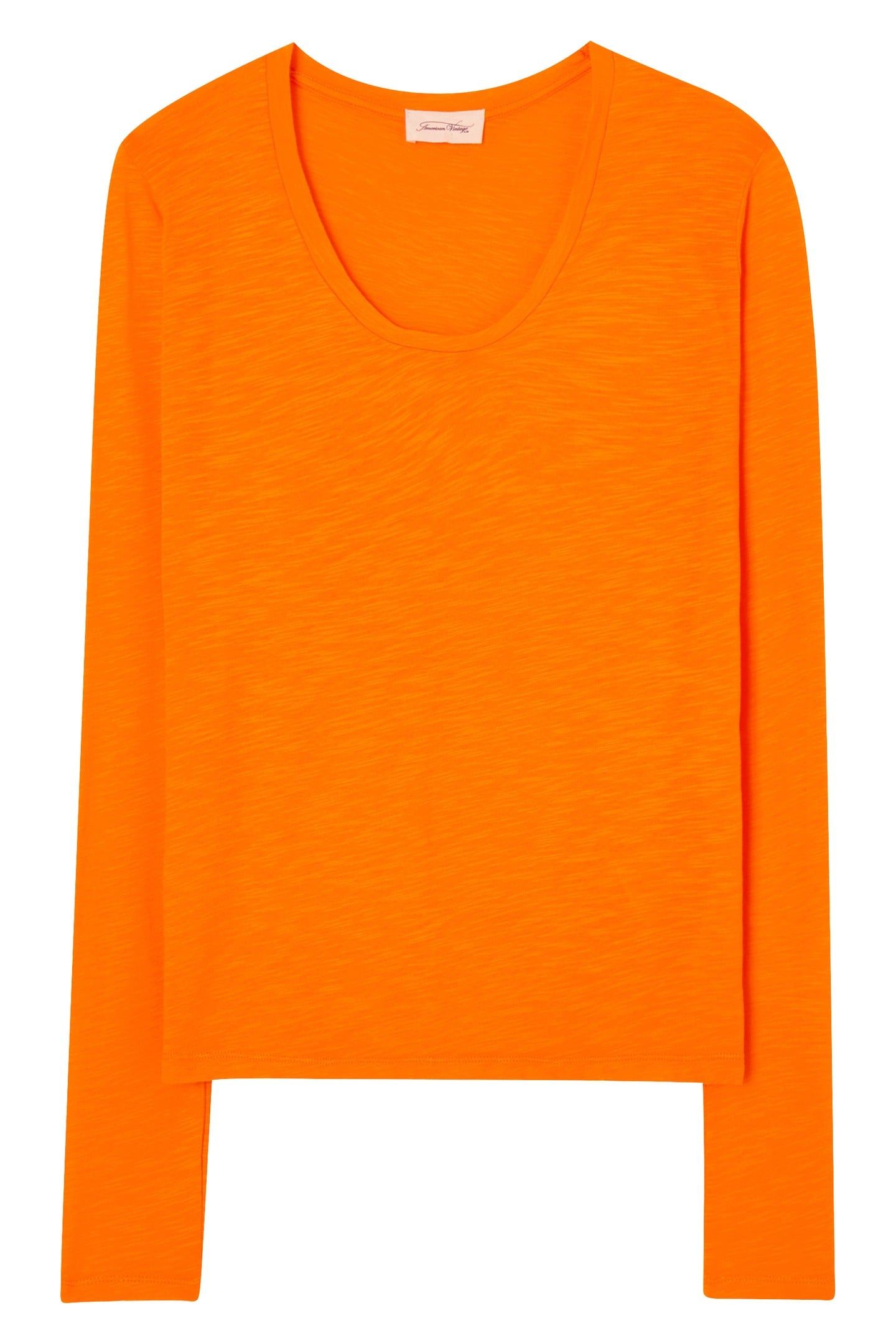 U-SHAPED NECK LONG-SLEEVED T-SHIRT VINTAGE VITAMINS 1
