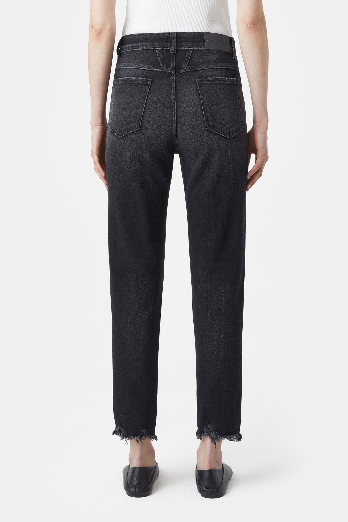 PEDAL PUSHER JEANS DARK GREY 2
