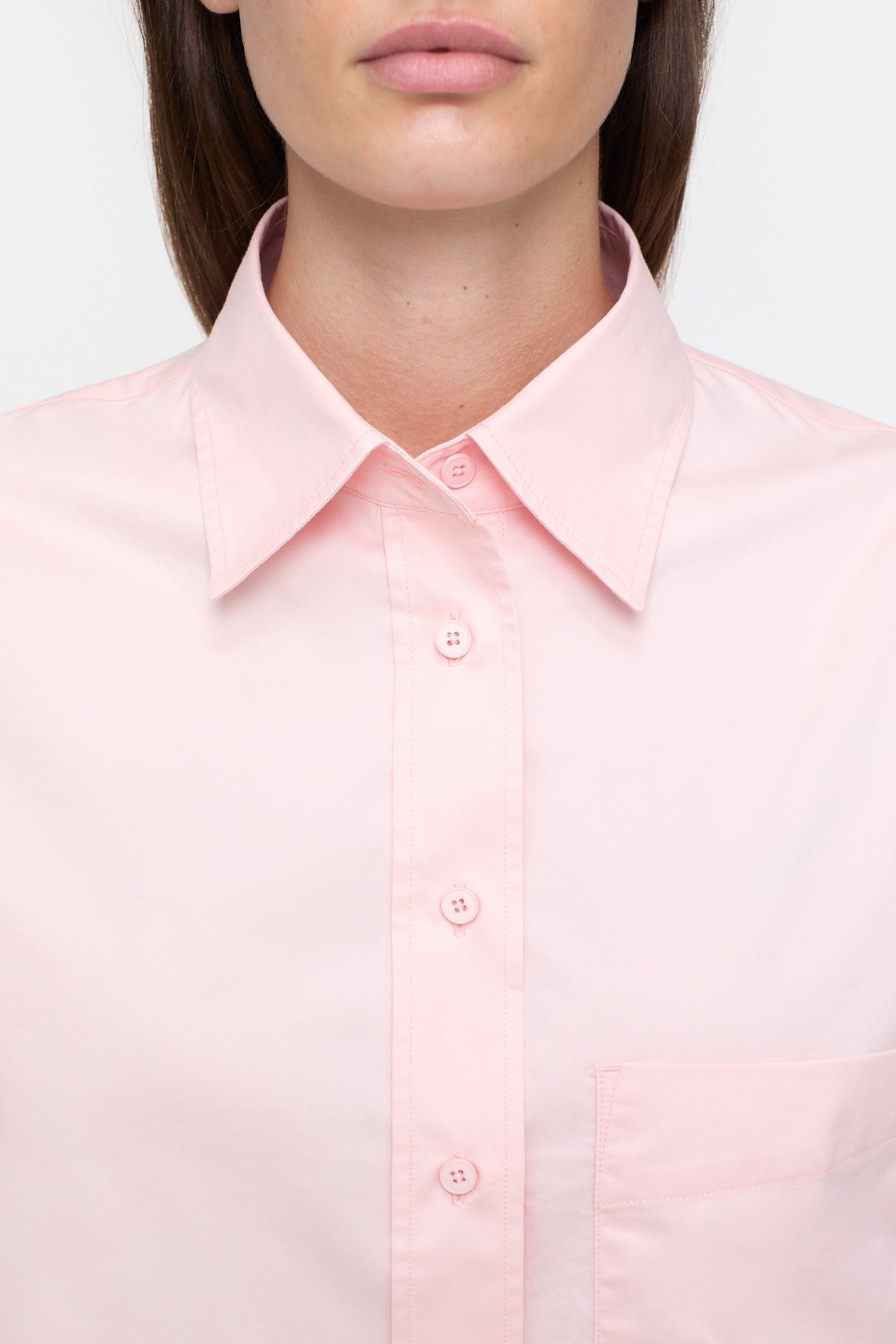 STRAIGHT FITTED BLOUSE SHIRT ENGLISH ROSE 5