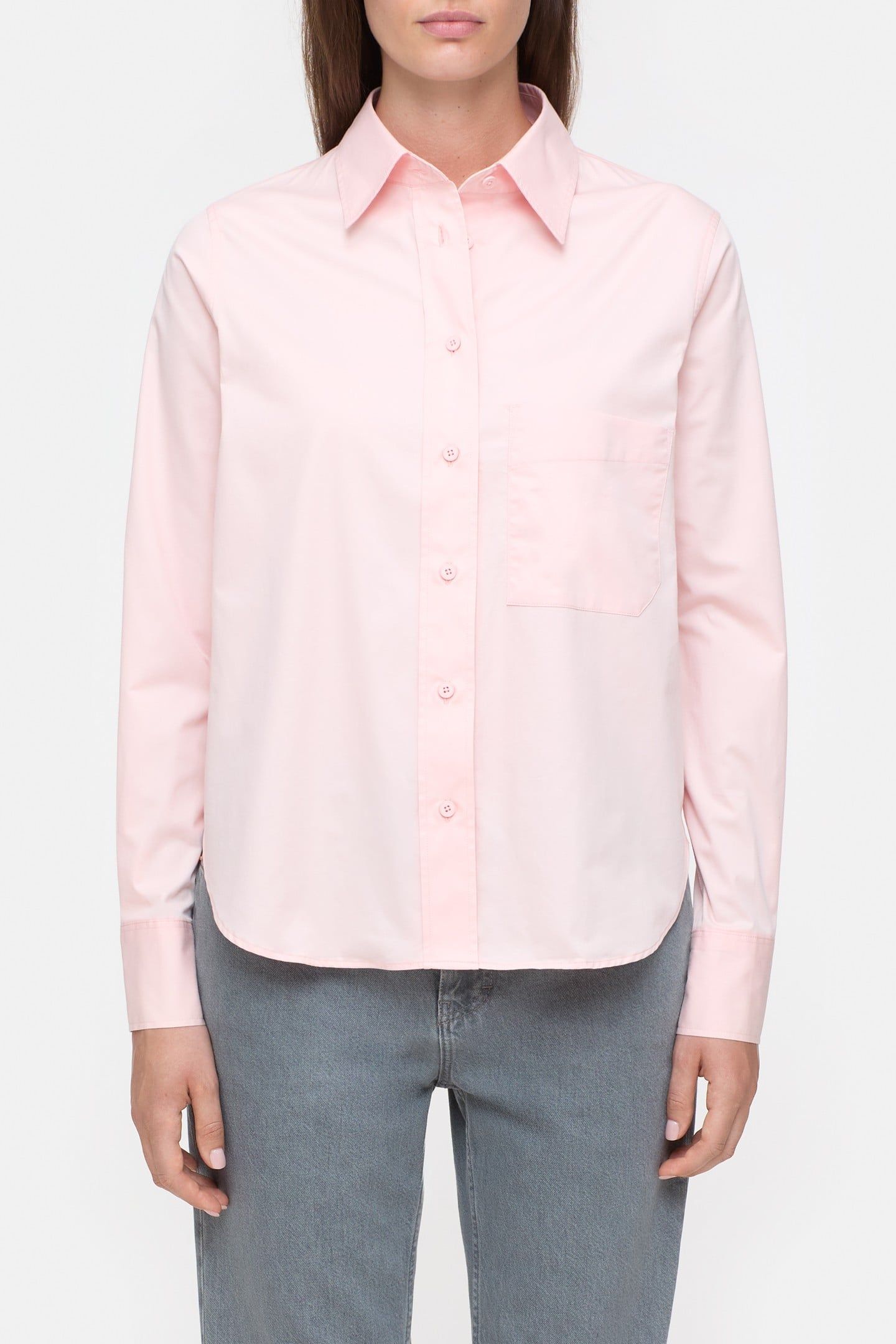 STRAIGHT FITTED BLOUSE SHIRT ENGLISH ROSE 1