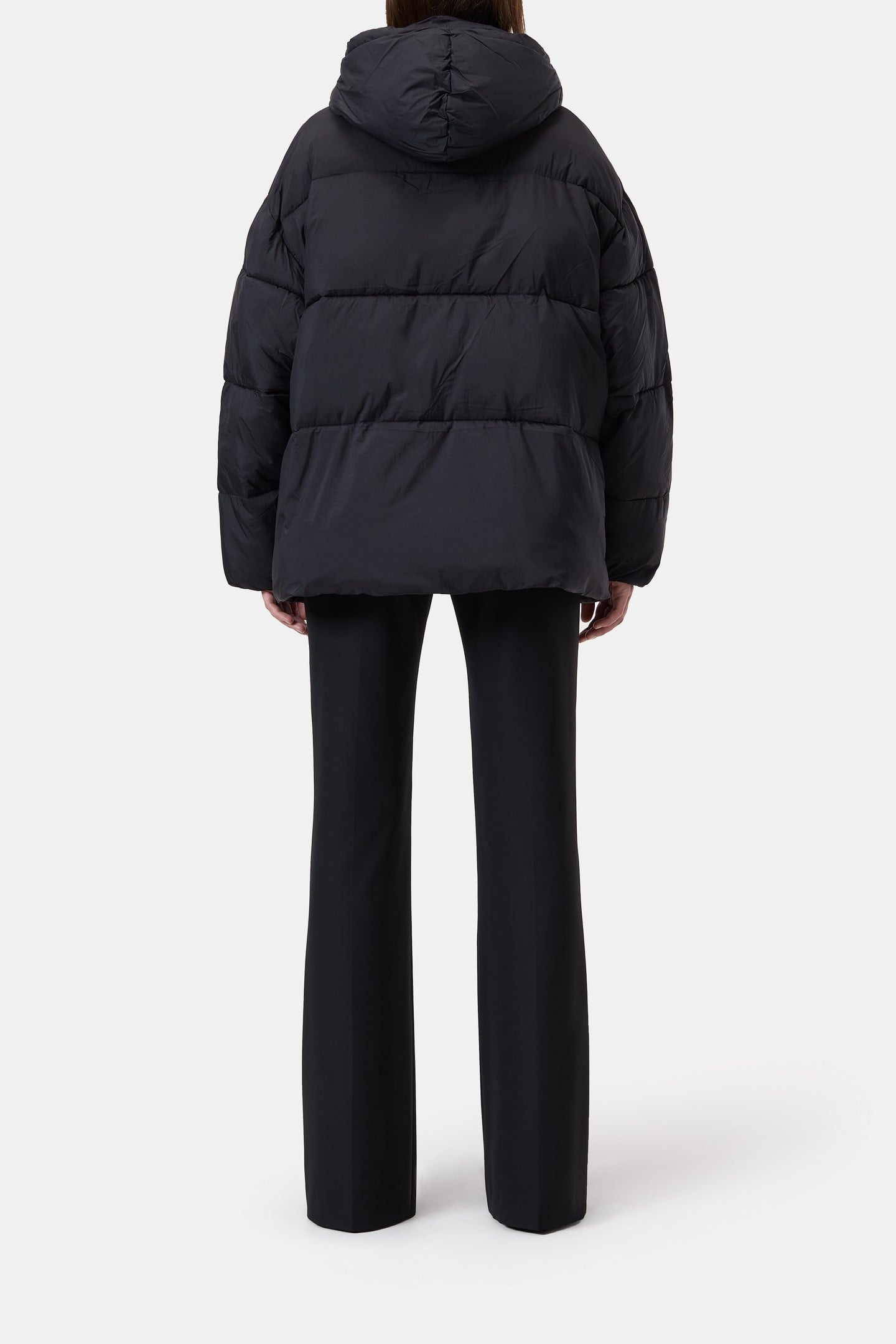 CROPPED PUFFER JACKET BLACK 3