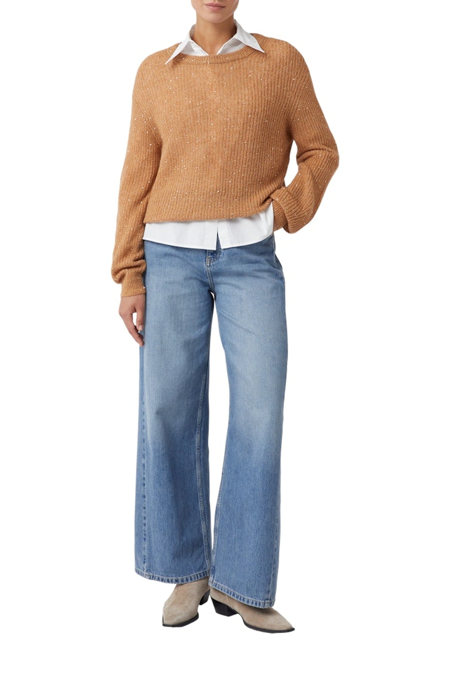 COMMA PULLOVER BROWN 2