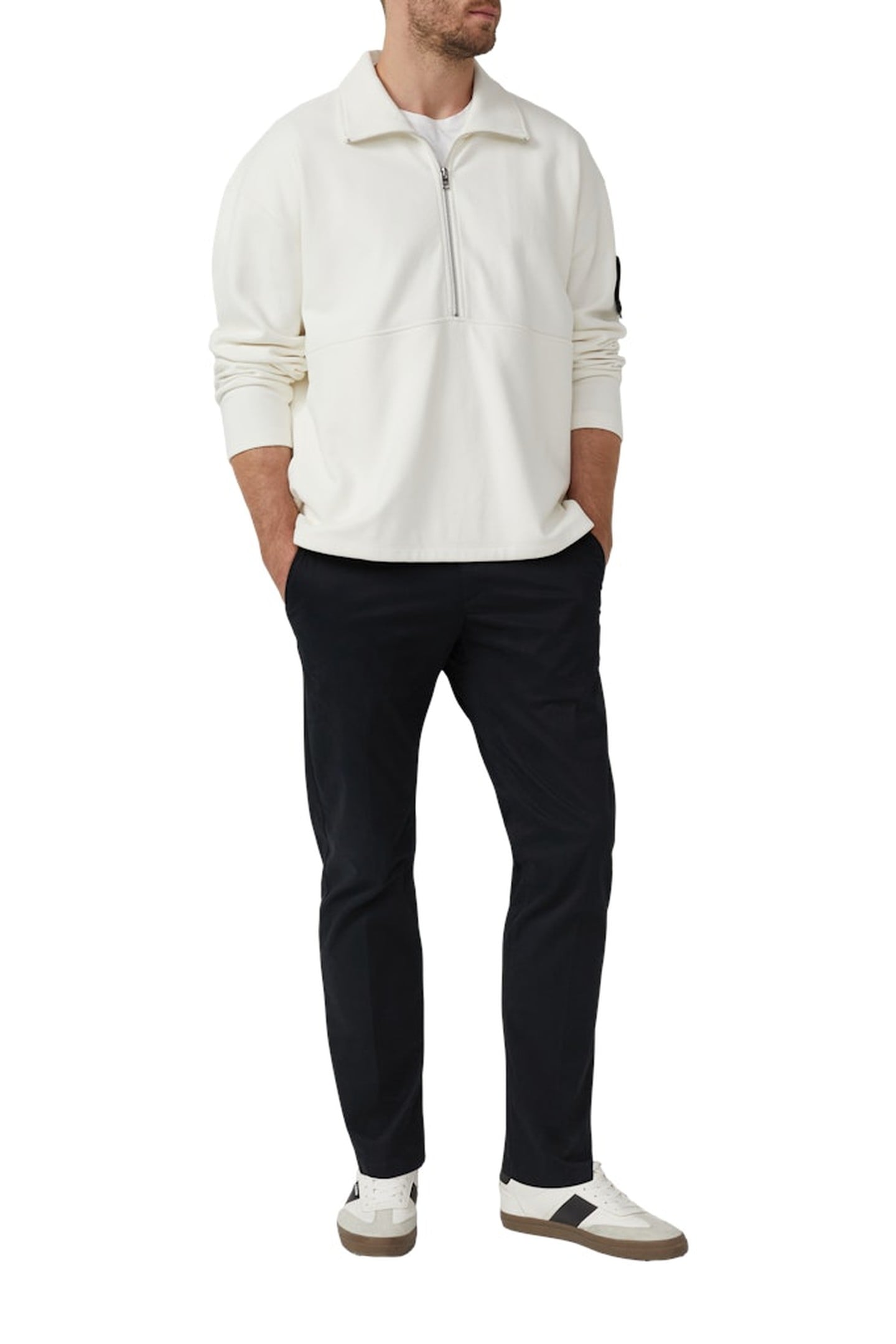 S.OLIVER SWEATSHIRTS WHITE 2