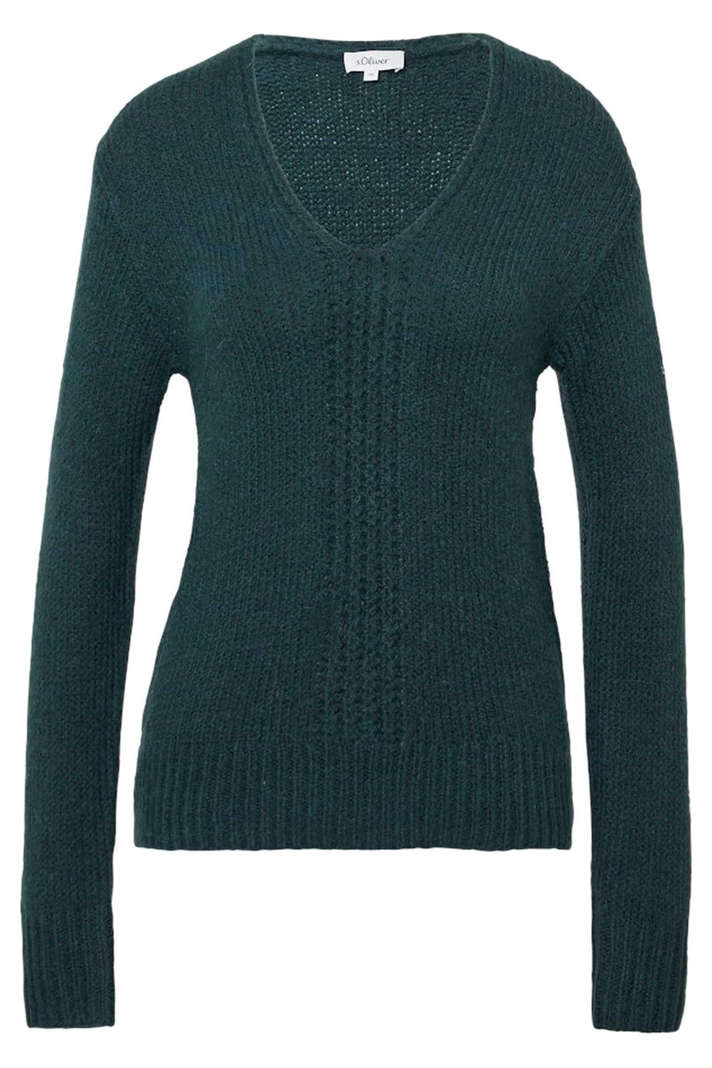 S.OLIVER PULLOVER BLUE GREEN 4
