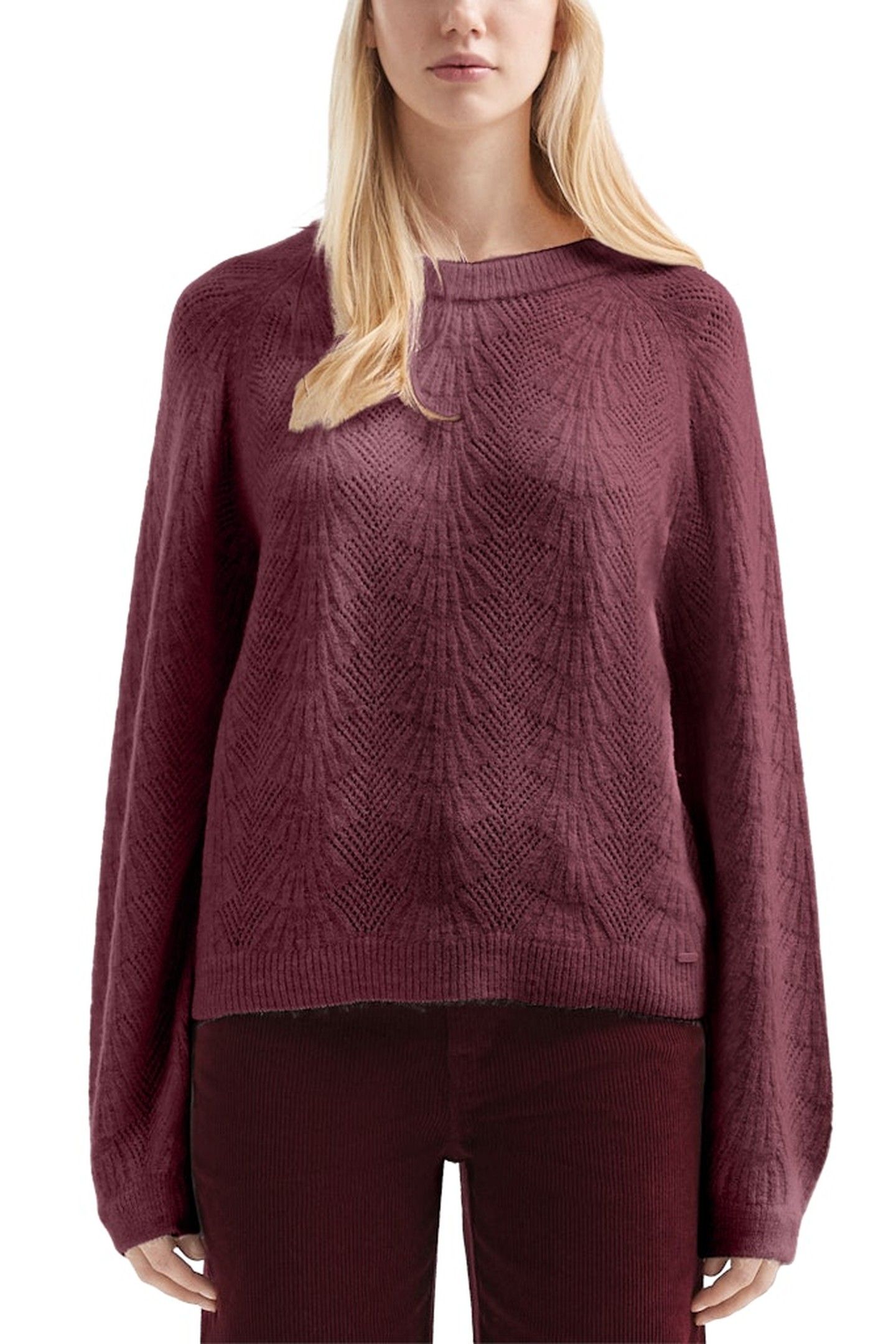 S.OLIVER-QS PULLOVER BURGUNDY 1