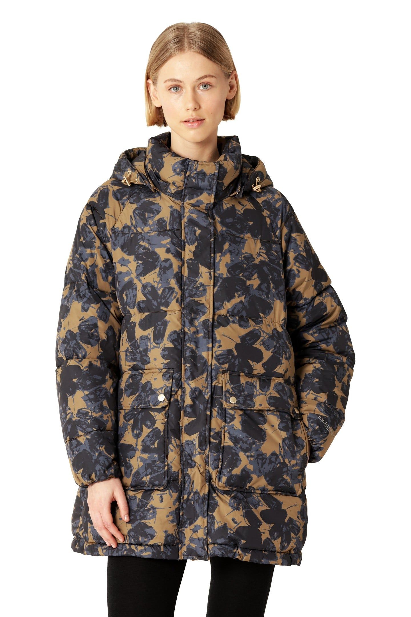 PEPPY07P PADDED JACKETS BEIGE BUTTERFLY 1