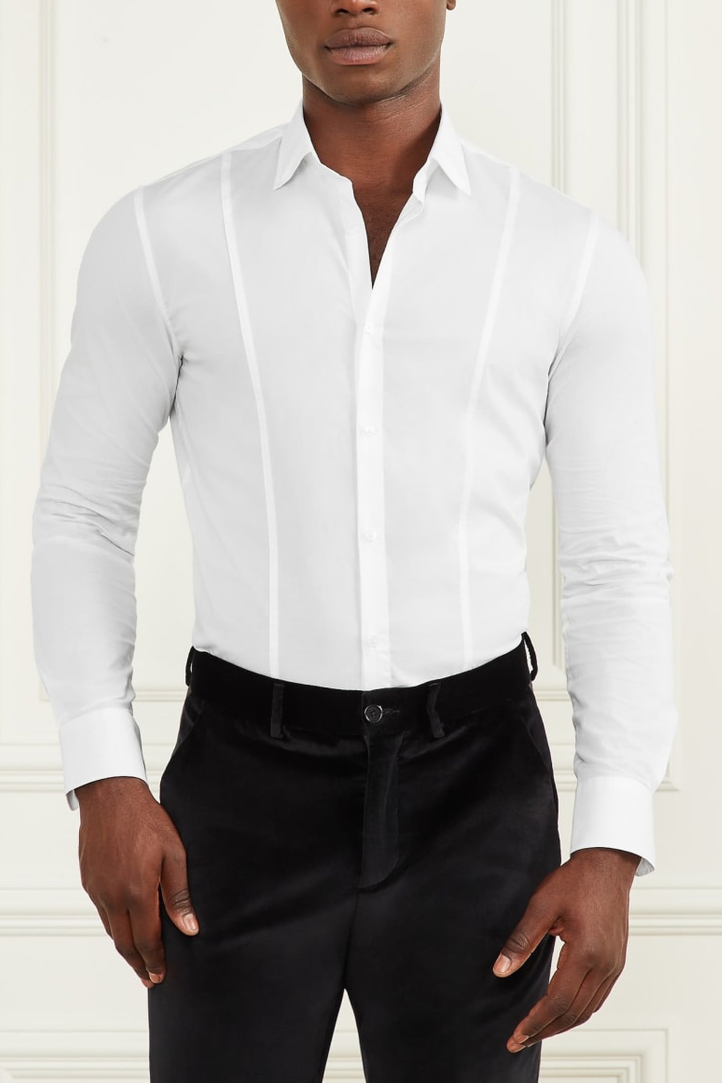 MARCIANO BY GUESS OLIVER IT COLLAR ROU PURE WHITE 1