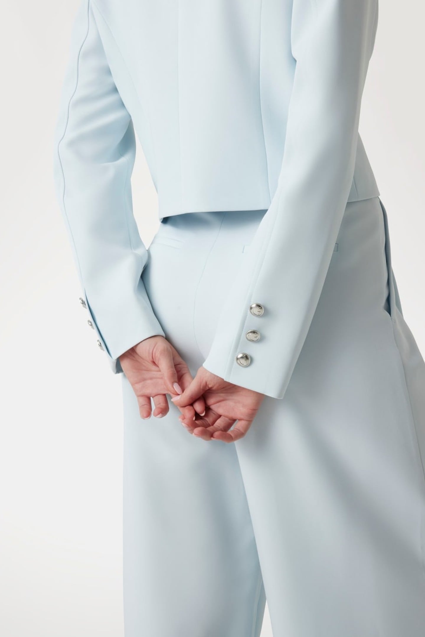 GUESS ECO ANDREE CROP BLAZER SKY HIGH 6