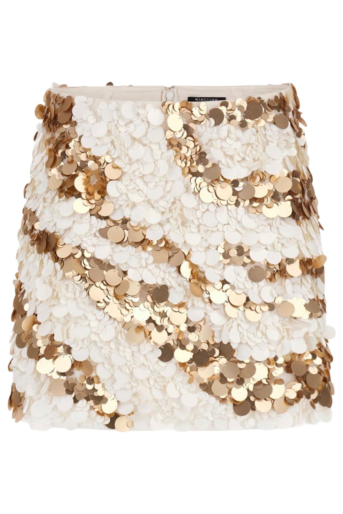 MARCIANO BY GUESS AMBER SEQUINS MINI S NATURAL ALMOND & PAL 8