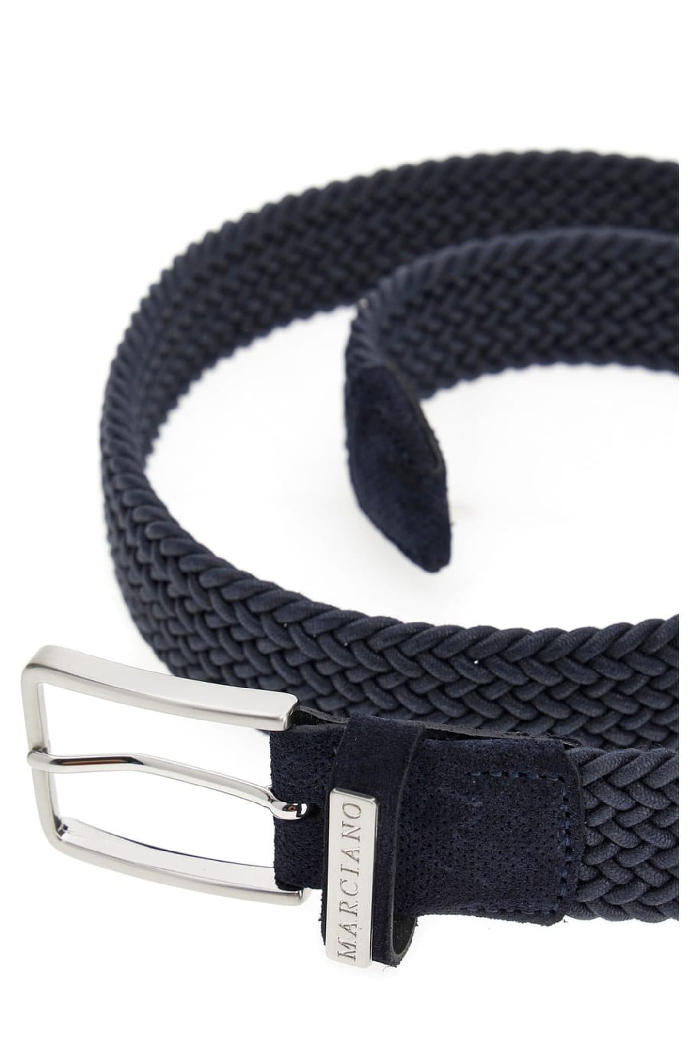 MARCIANO BY GUESS ELASTIC BRAIDED BELT NAVY SEA 6