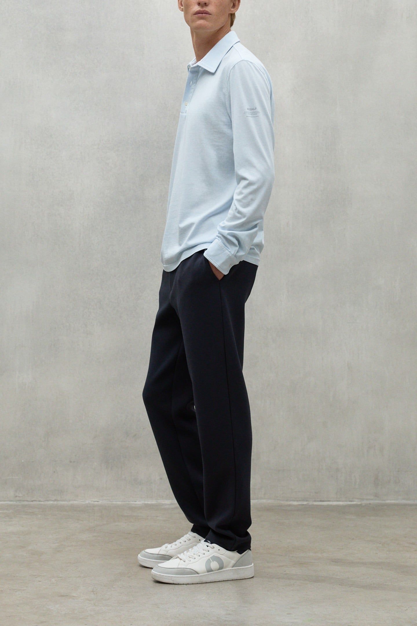 MATIASALF LONG SLEEVE POLO SKY BLUE 4