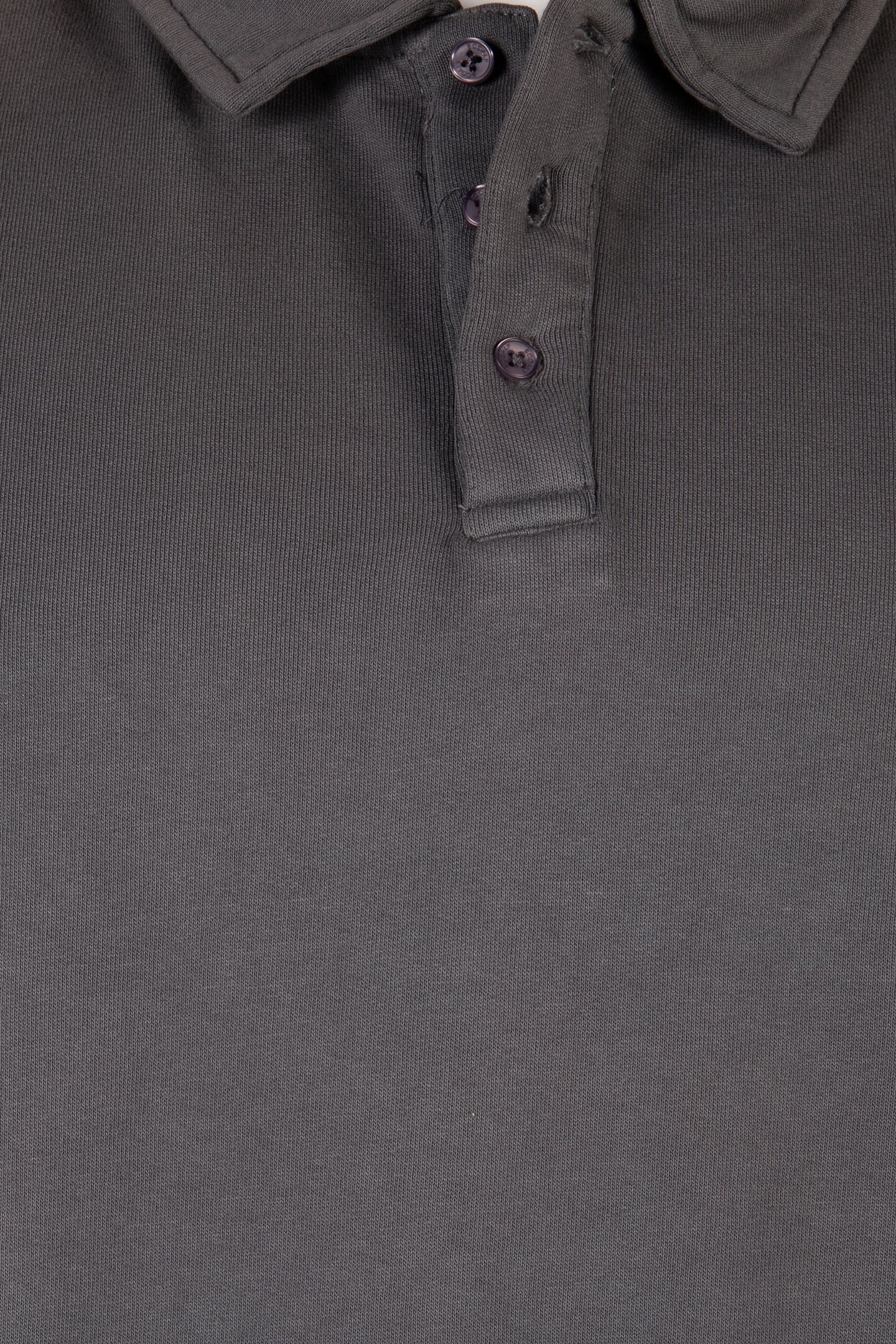 LUCASALF LONG SLEEVE POLO ASPHALT 4